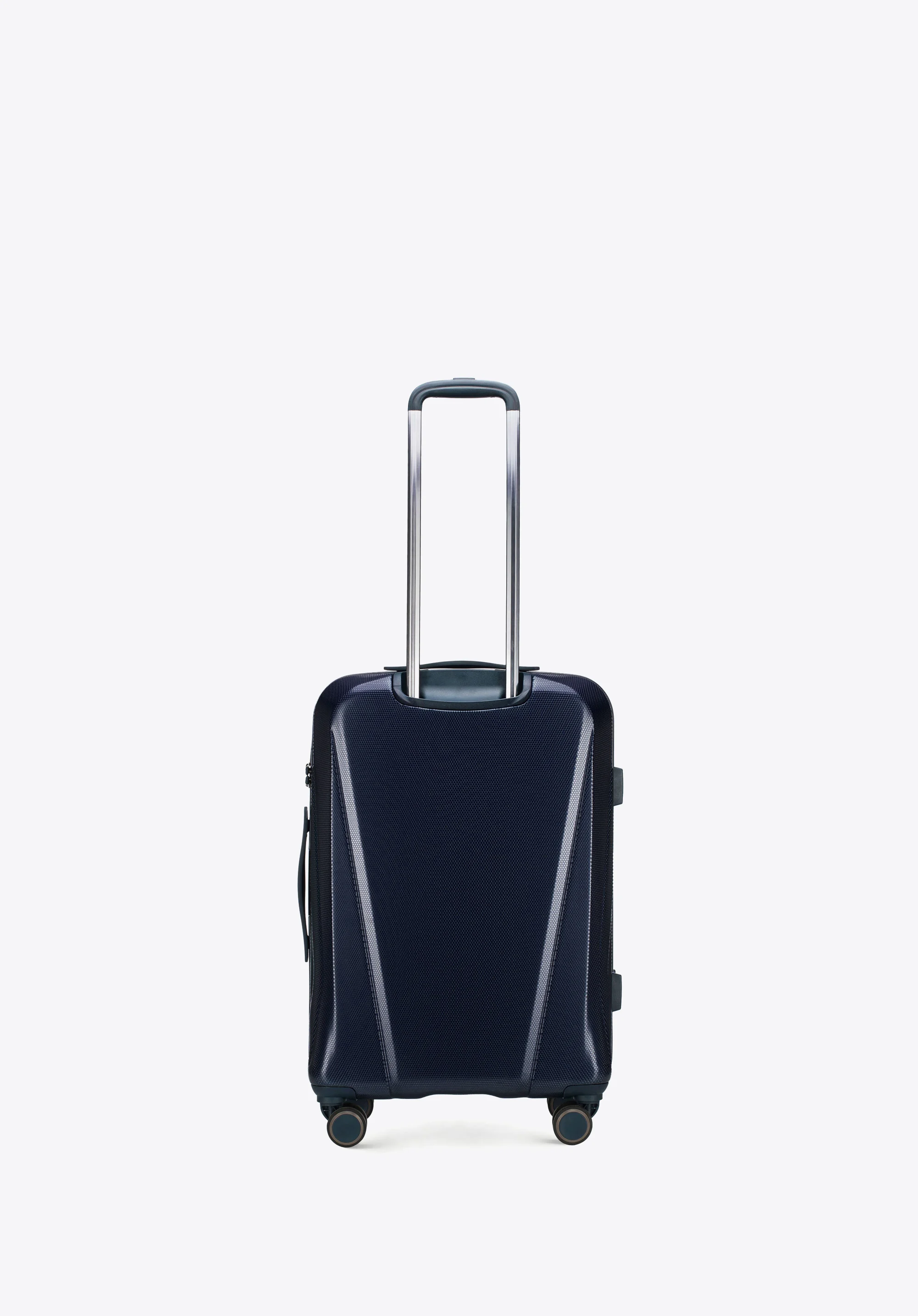 Walizka kabinowa z polikarbonu geometryczna