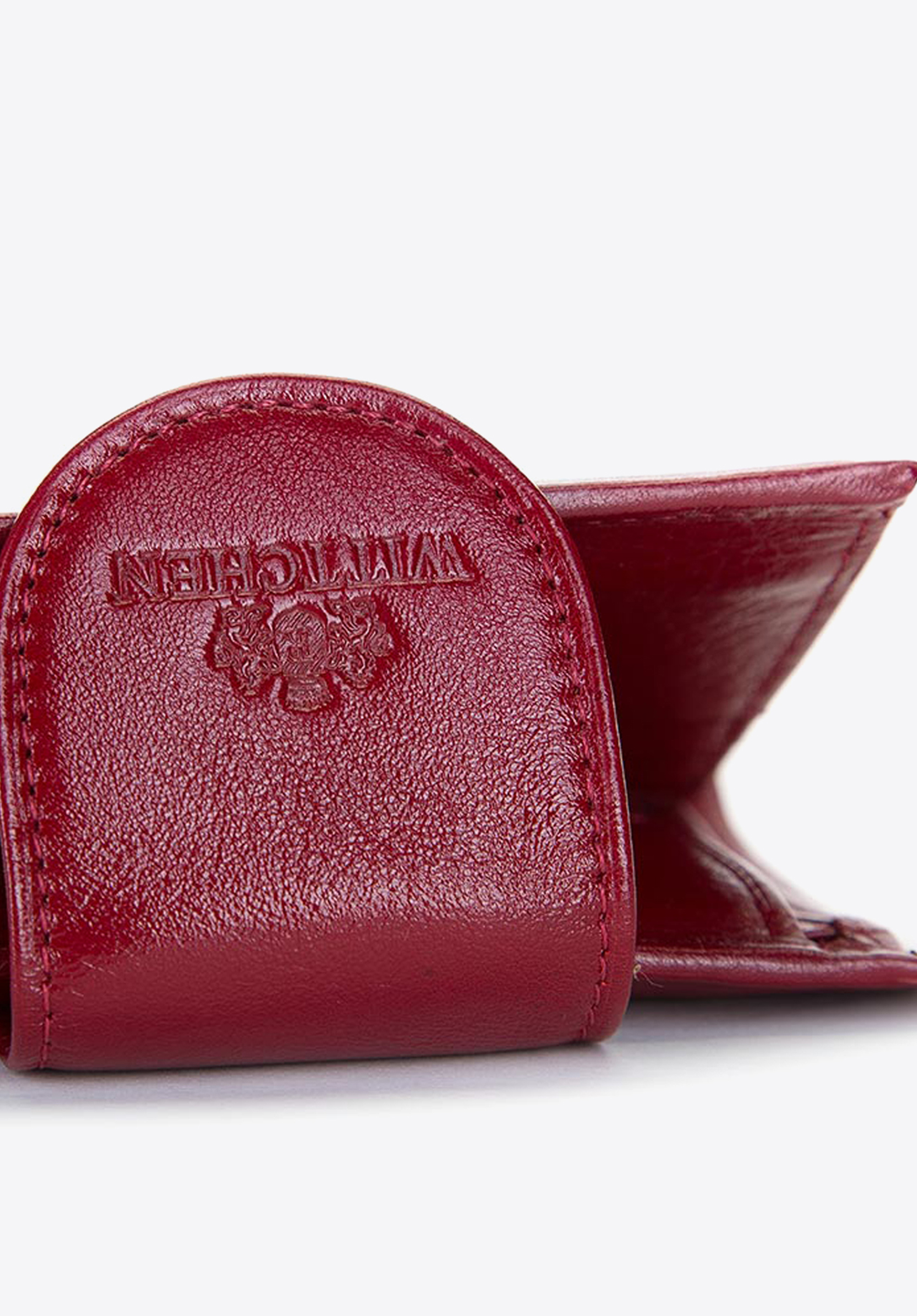 Damski portfel skórzany z elegancką napą