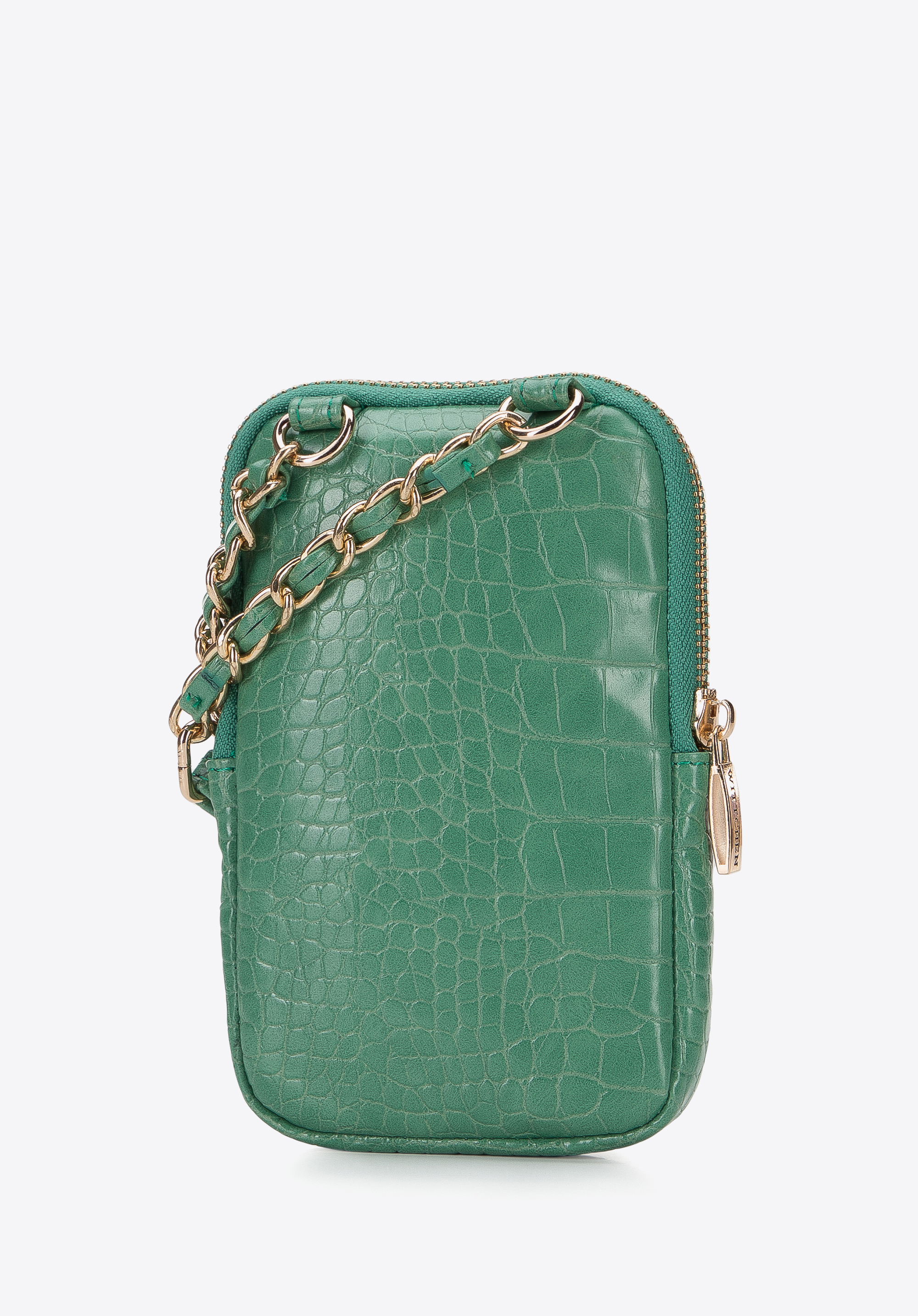 Minitorebka z ekoskóry na łańcuszku