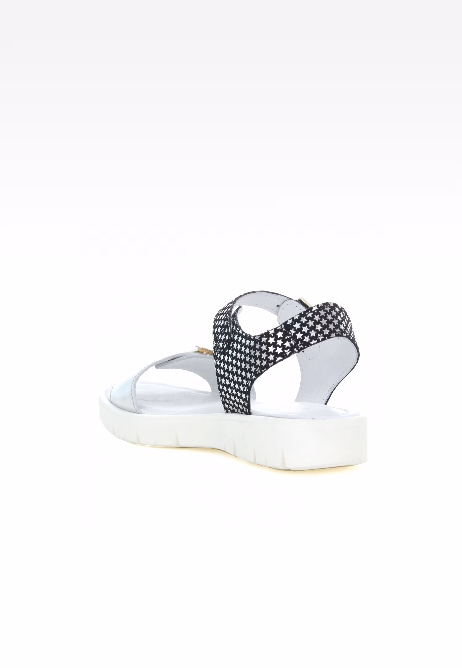 Sandały BARTEK W-59164/SI6, dla dziewcząt, srebrno-czarny