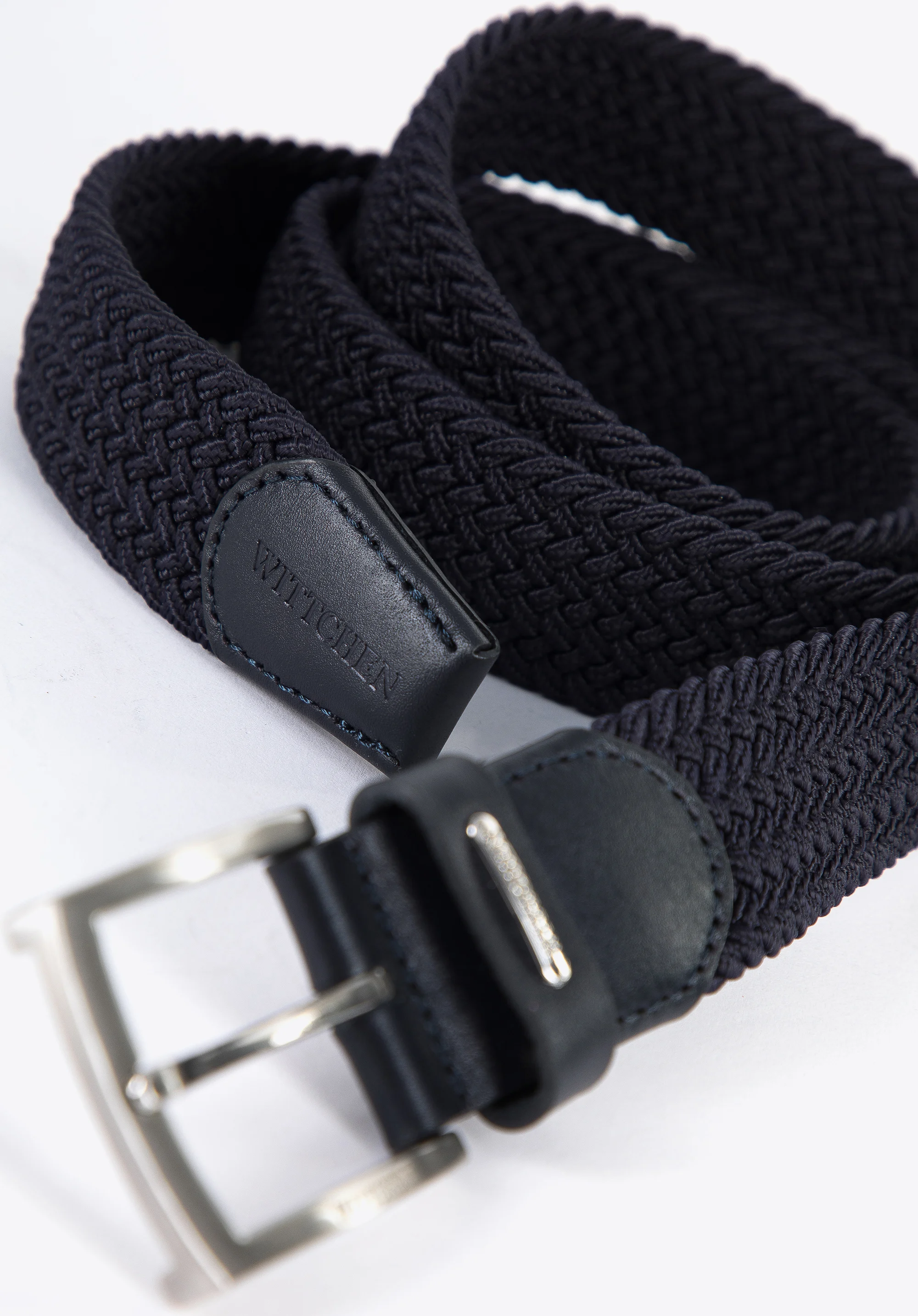 Męski pasek z plecionki