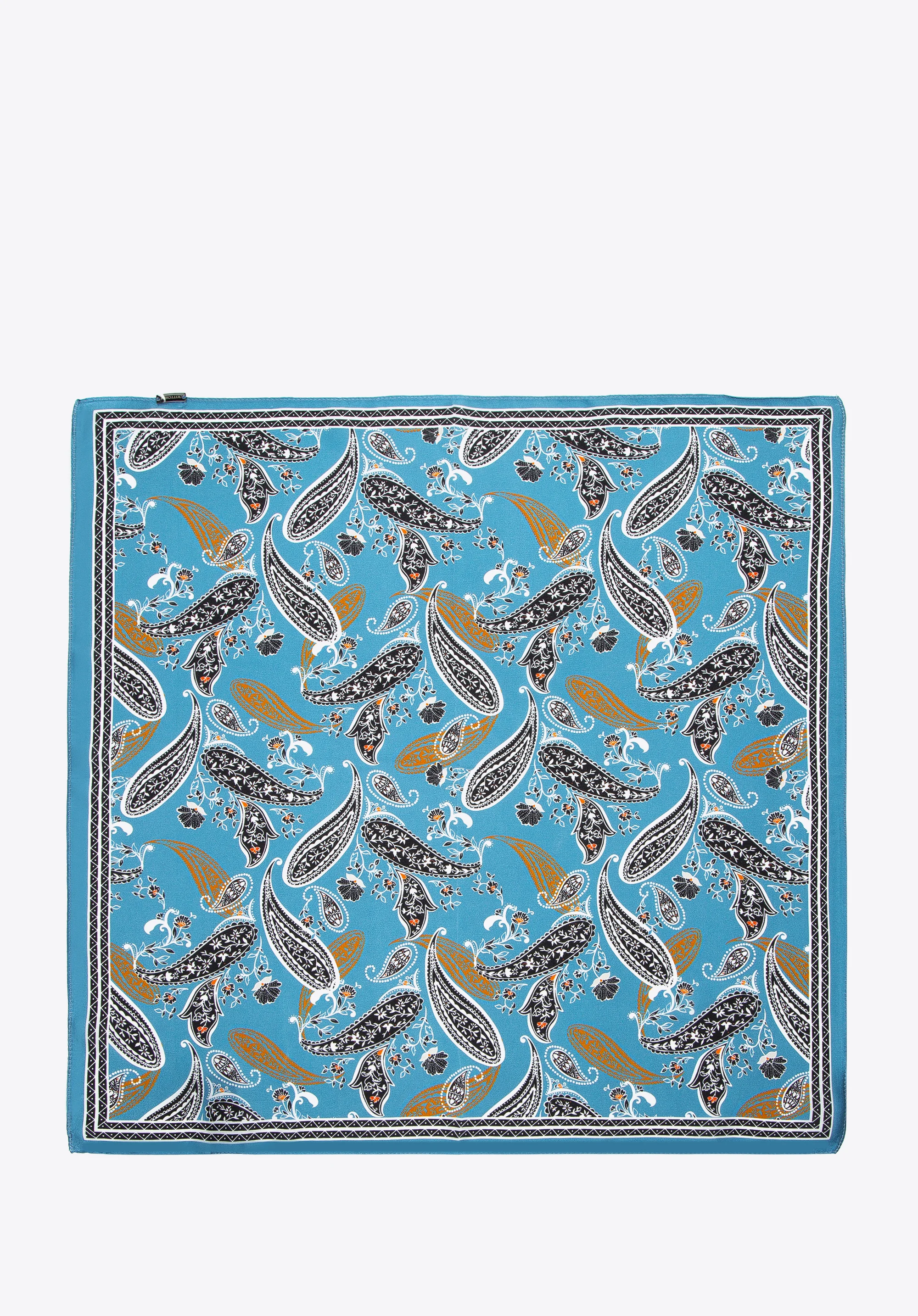 Damska apaszka jedwabna we wzory