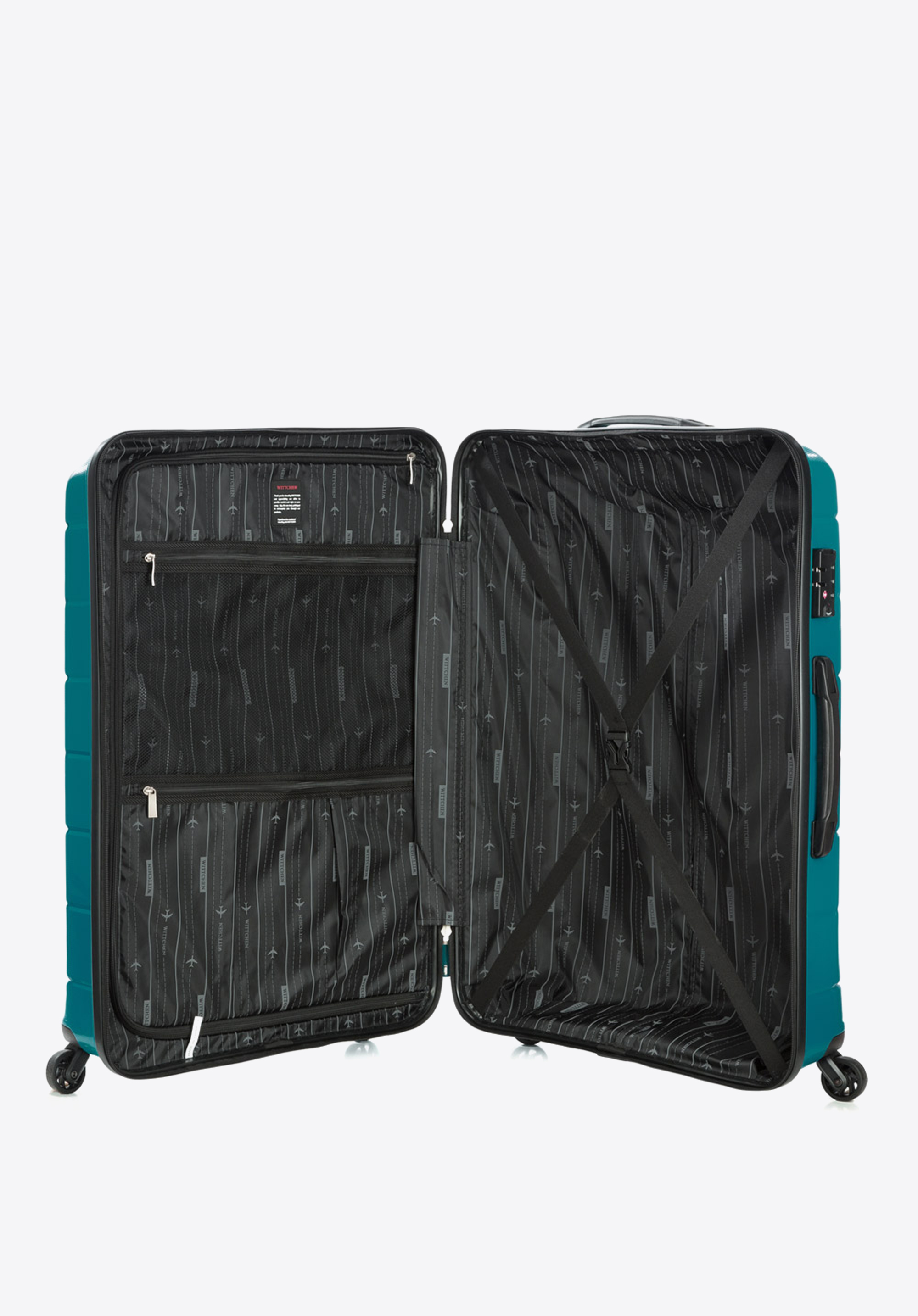 Walizka kabinowa z polipropylenu żłobiona