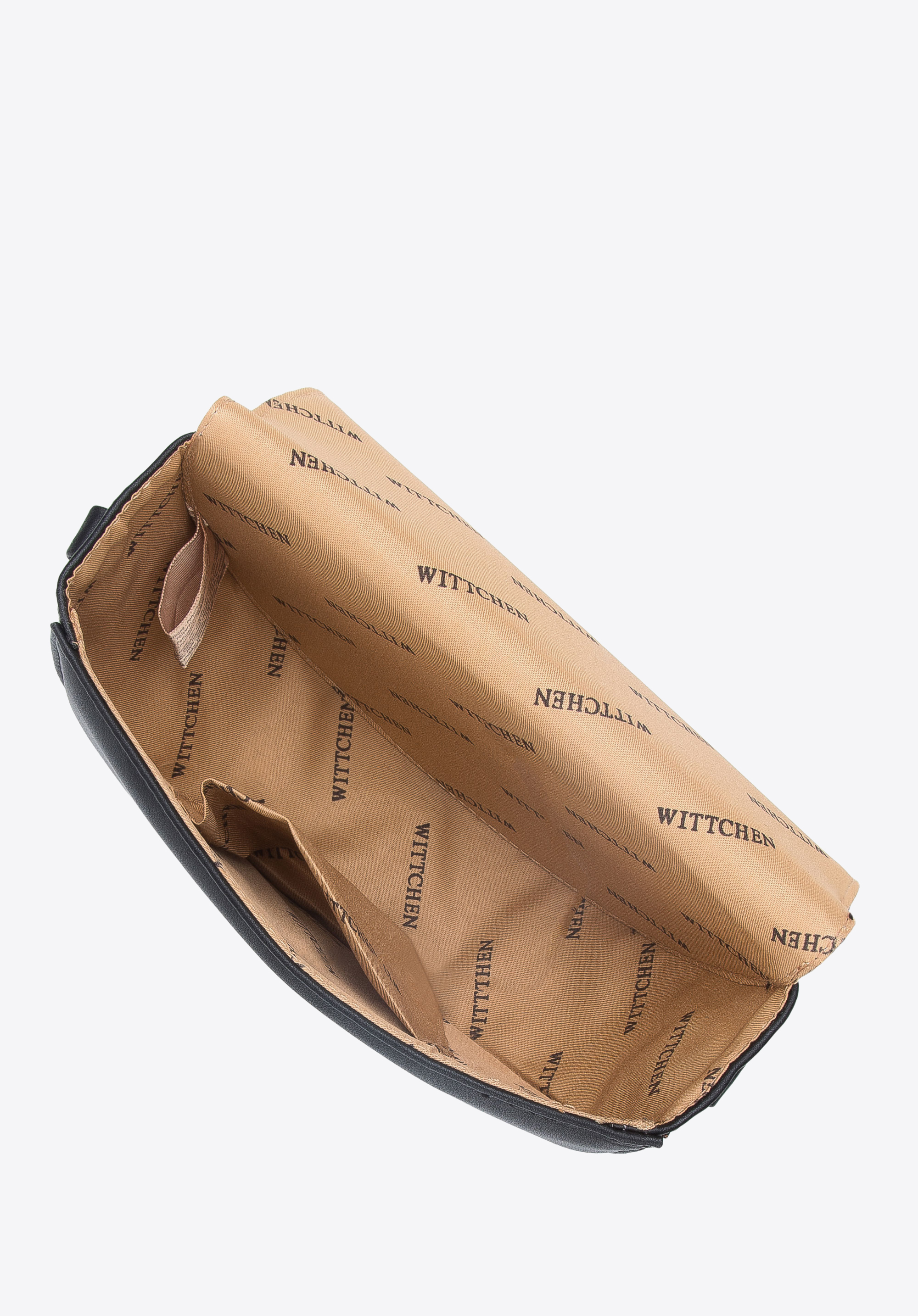 Damska torebka z ekoskóry na grubym łańcuchu