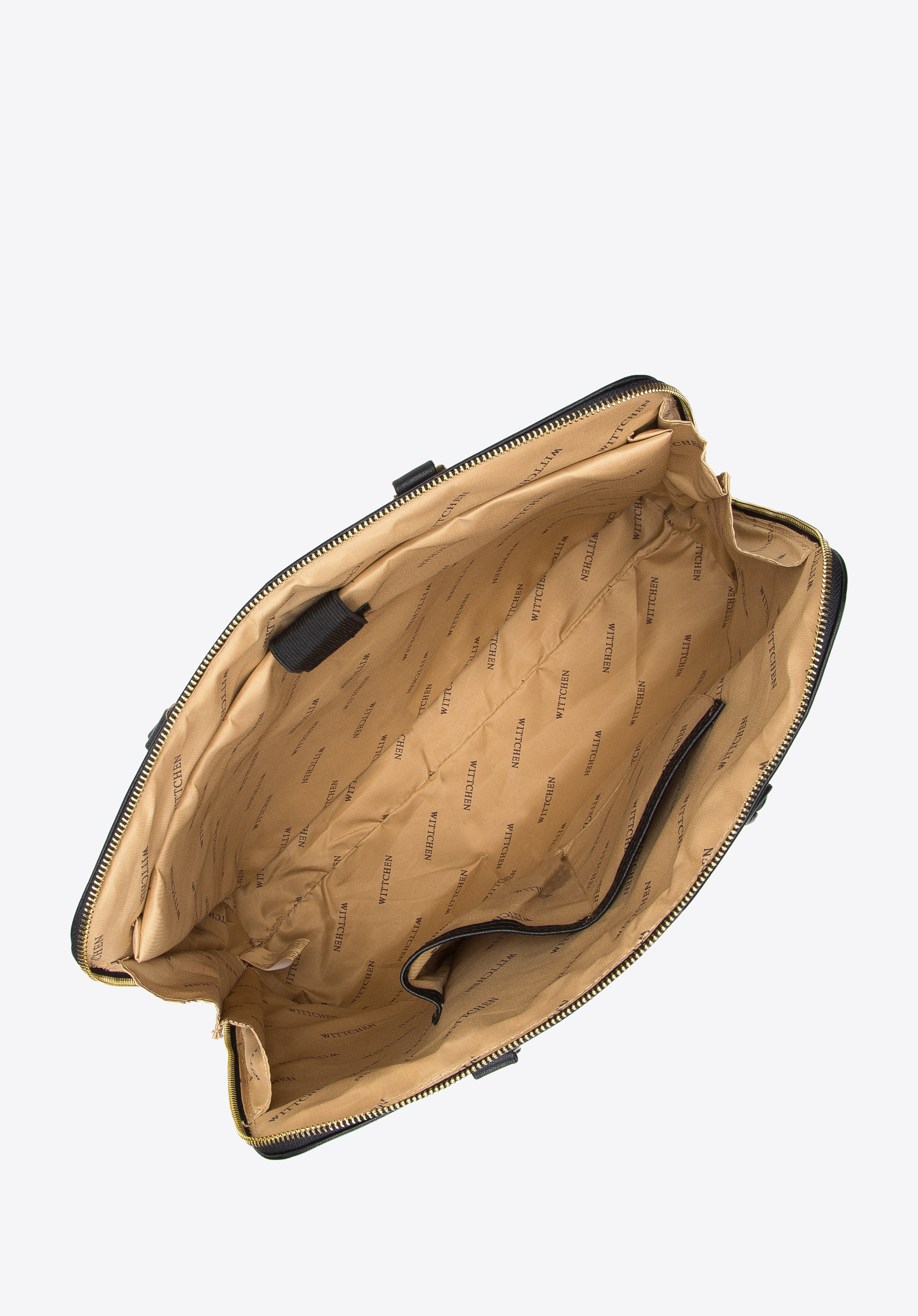 Damska torba na laptopa 13” z ekoskóry w monogram