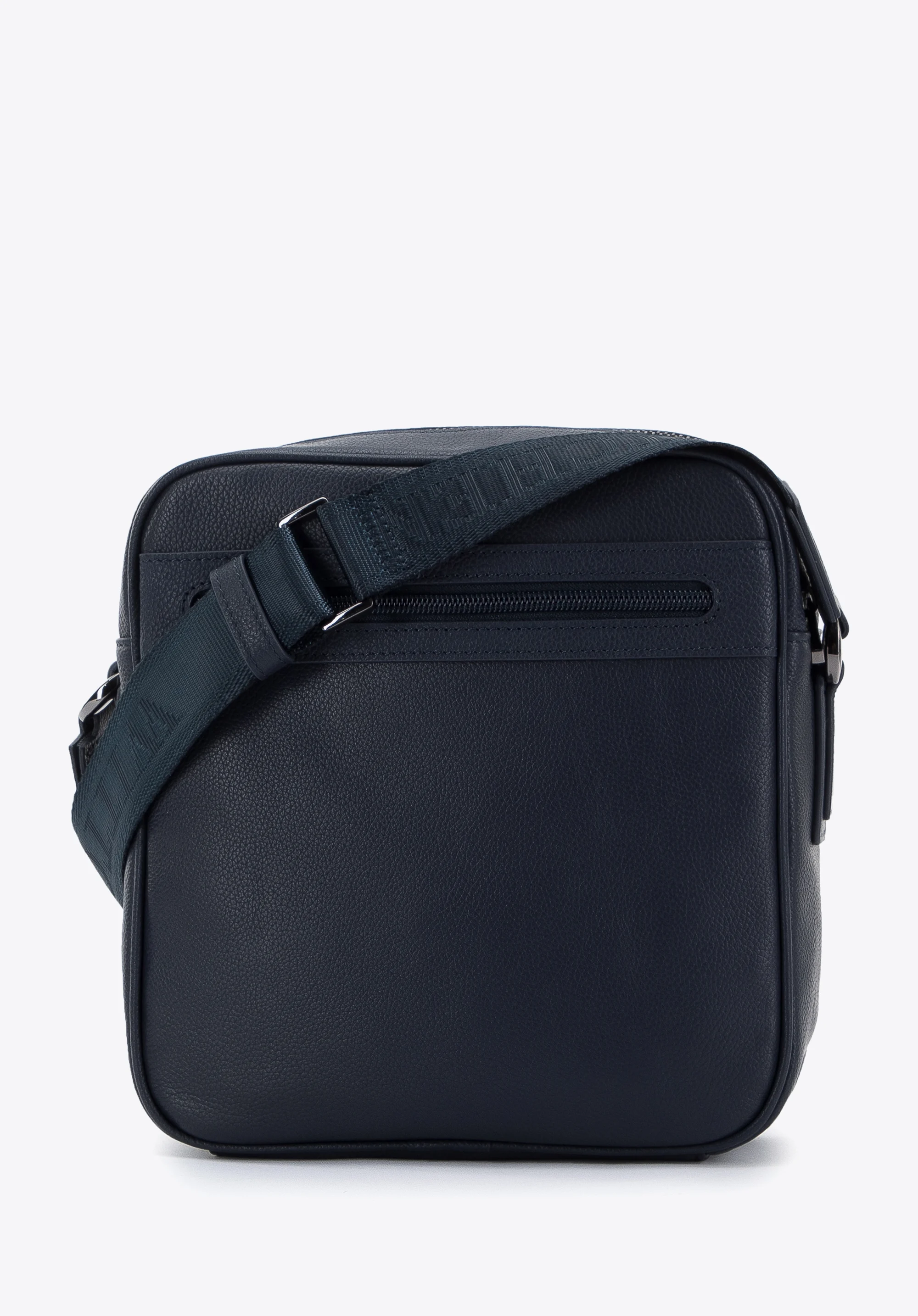 Męska listonoszka skórzana z tasiemką