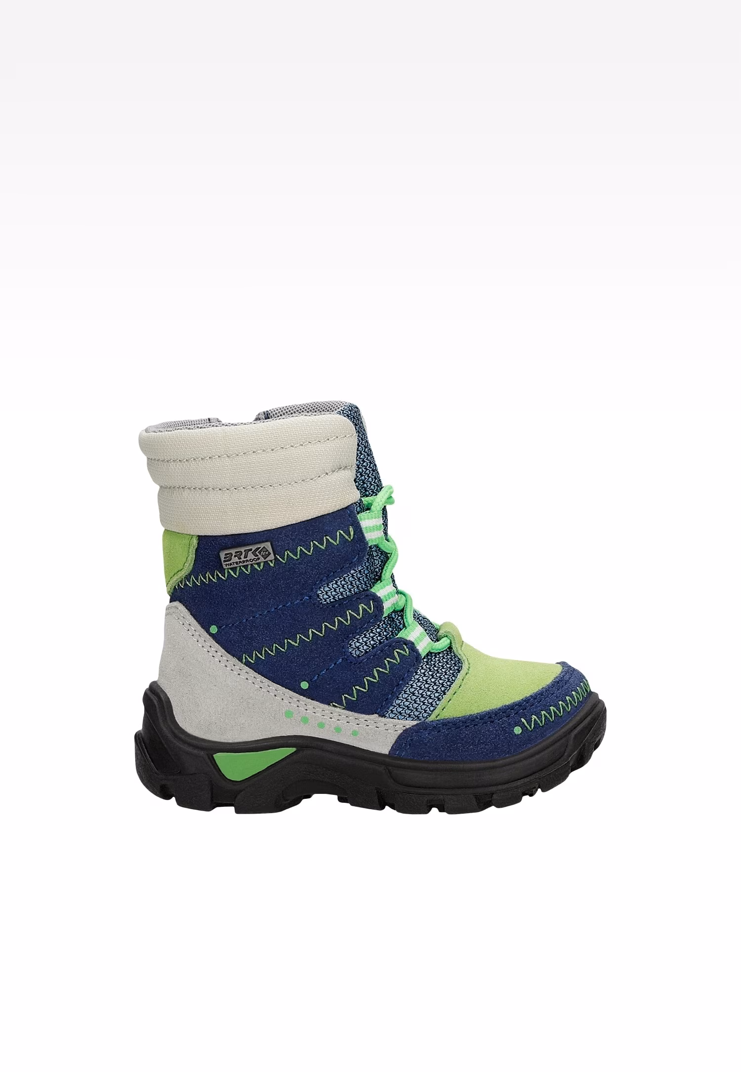 Trzewiki ocieplane BARTEK T-51579/0TF, turkusowo-szary
