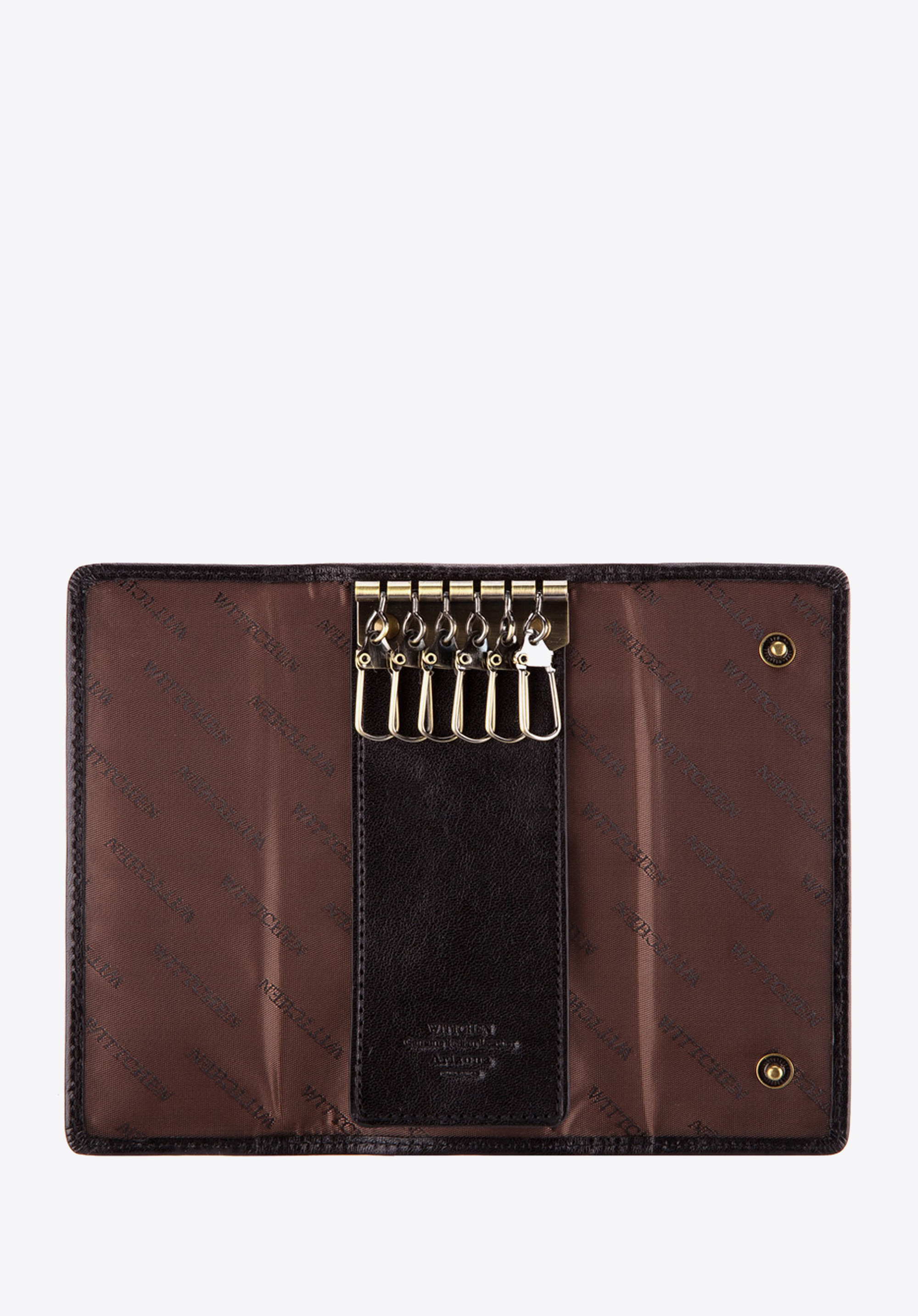 Etui na klucze ze skóry z herbem