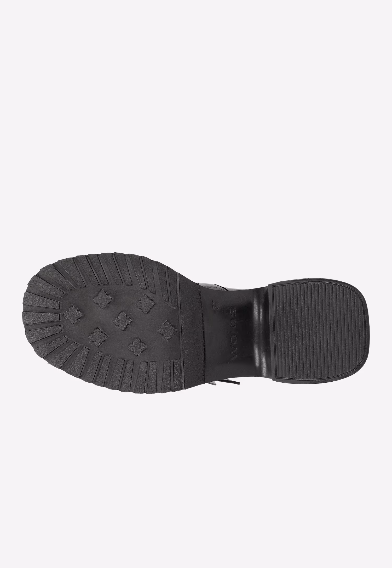 Czarne czółenka Mary Jane z zapięciem na klamerkę