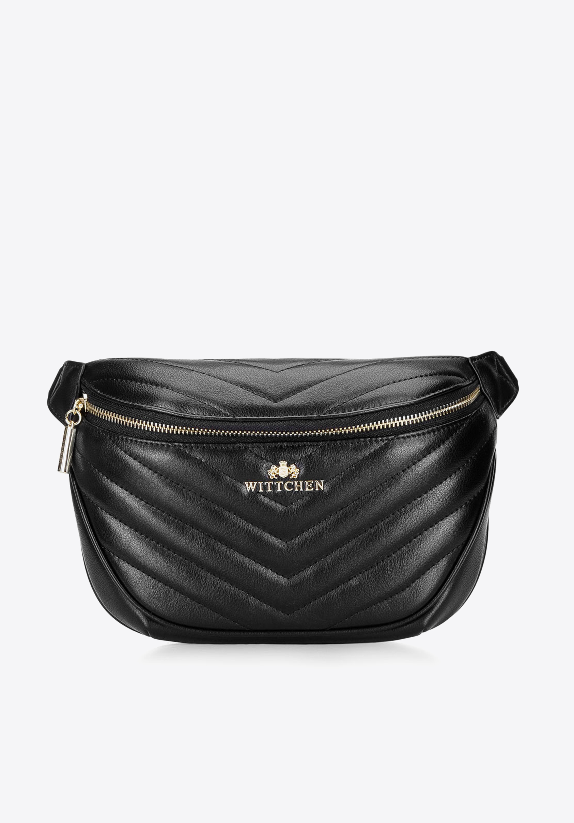 Damska torebka nerka skórzana z ukośnym pikowaniem