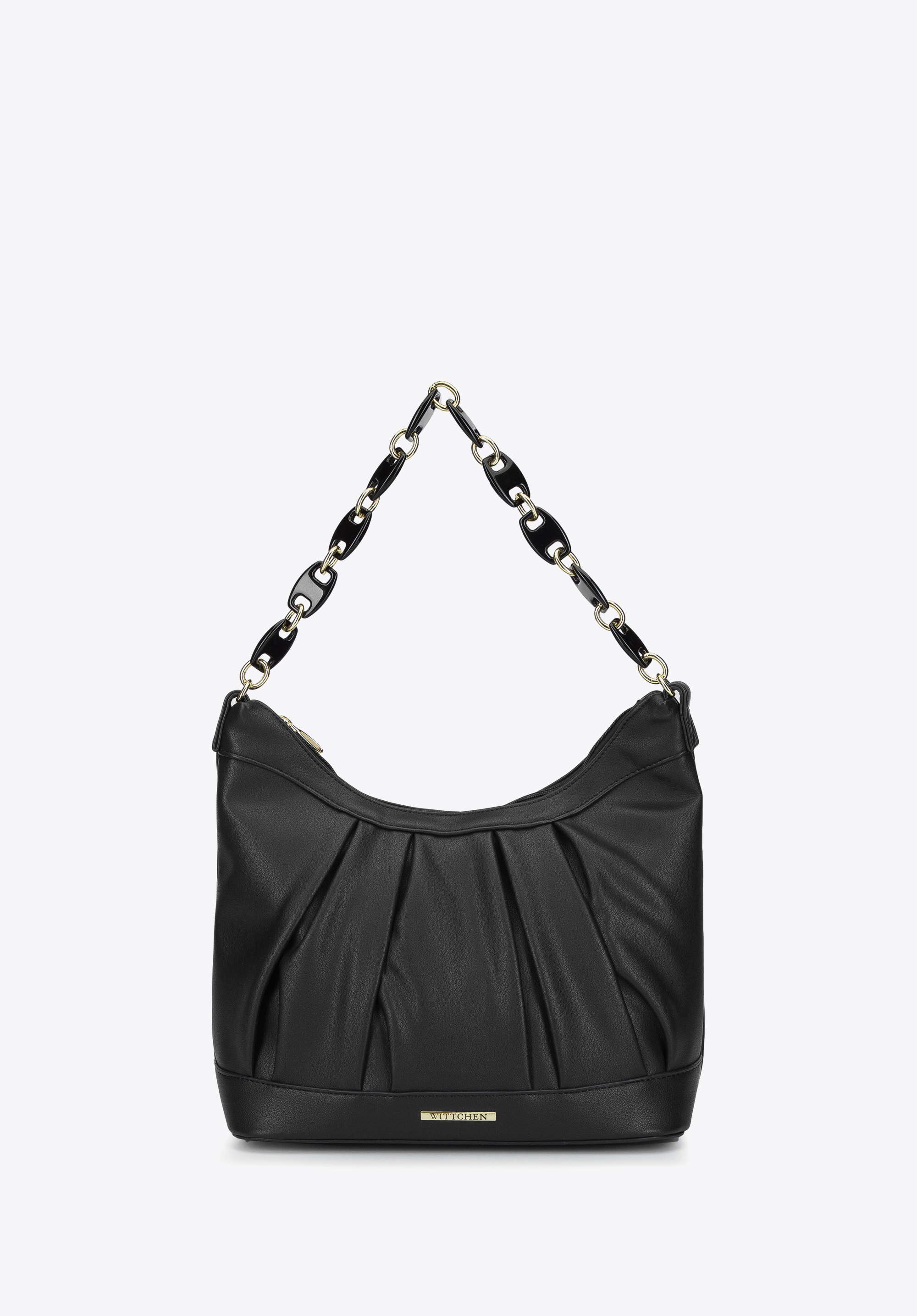 Torebka worek z łańcuchem z tworzywa