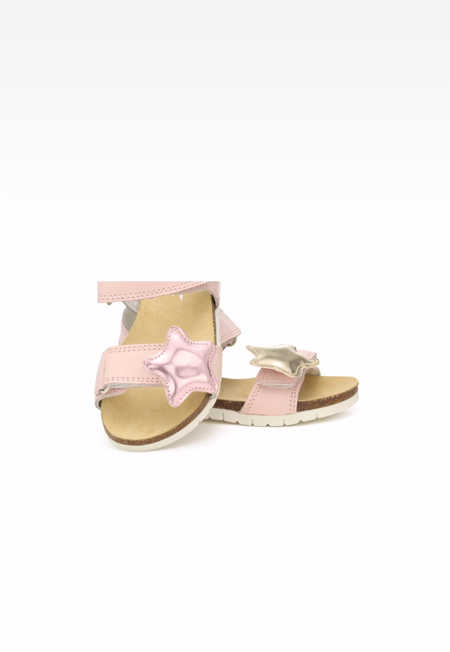 Sandały BARTEK 16183026, dla dziewcząt, beżowo-biały