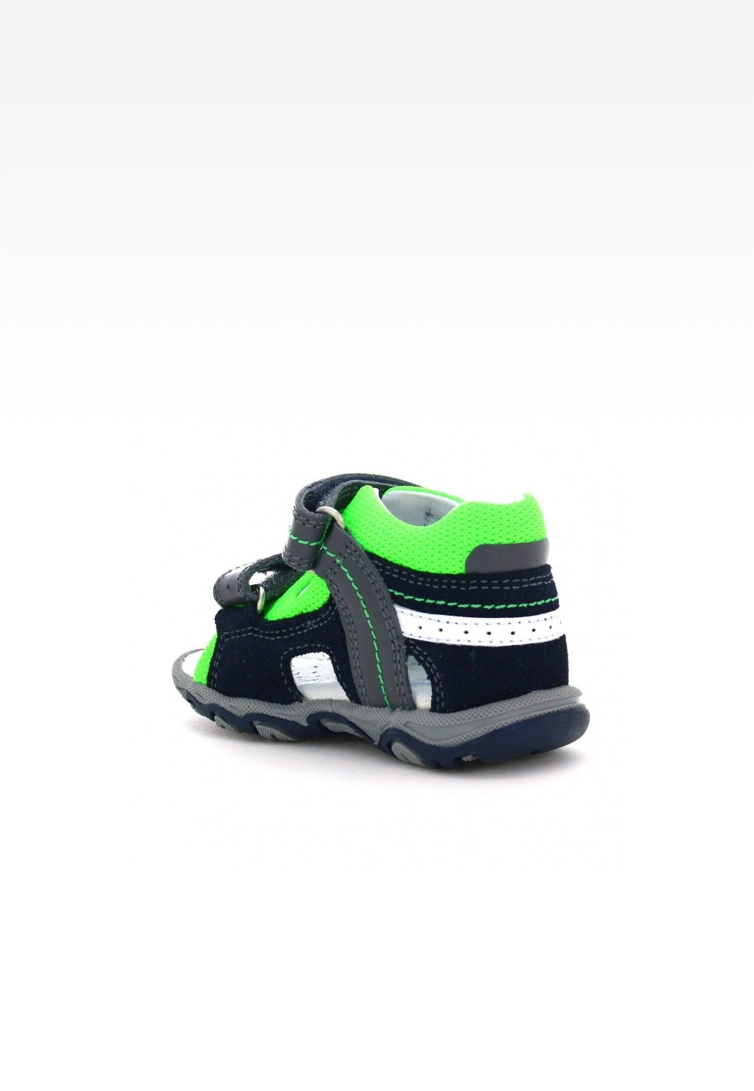 Sandały BARTEK W-11848-1/0G5, dla chłopców, granatowo-szaro-zielony