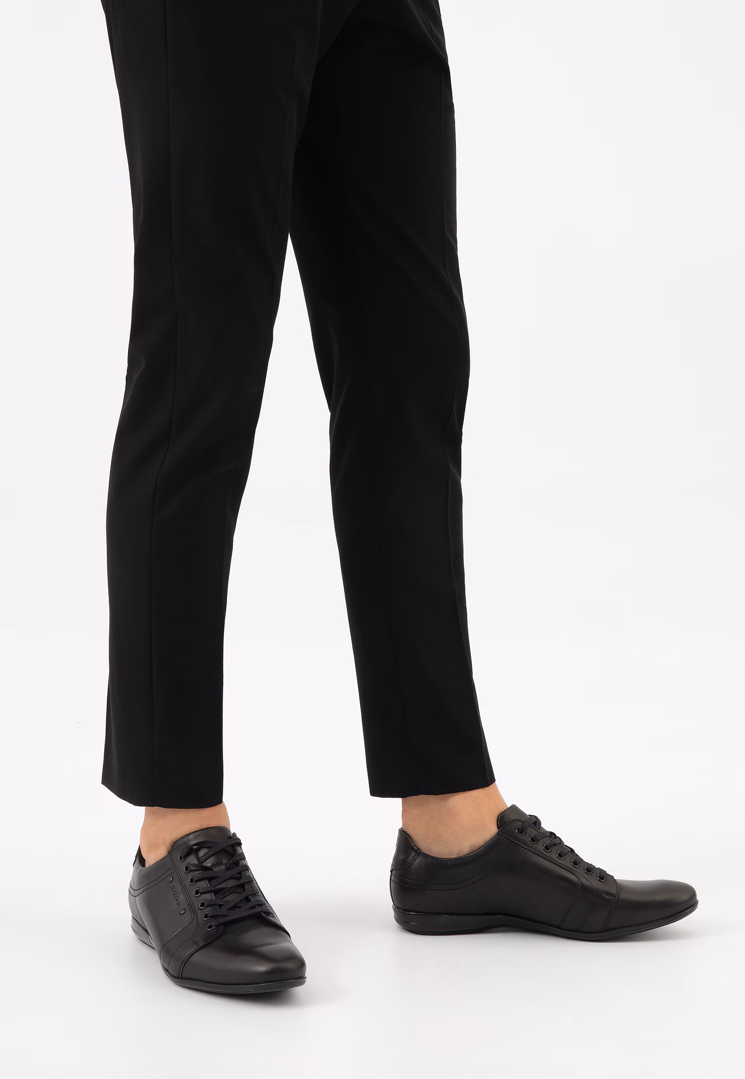 Brązowe półbuty męskie