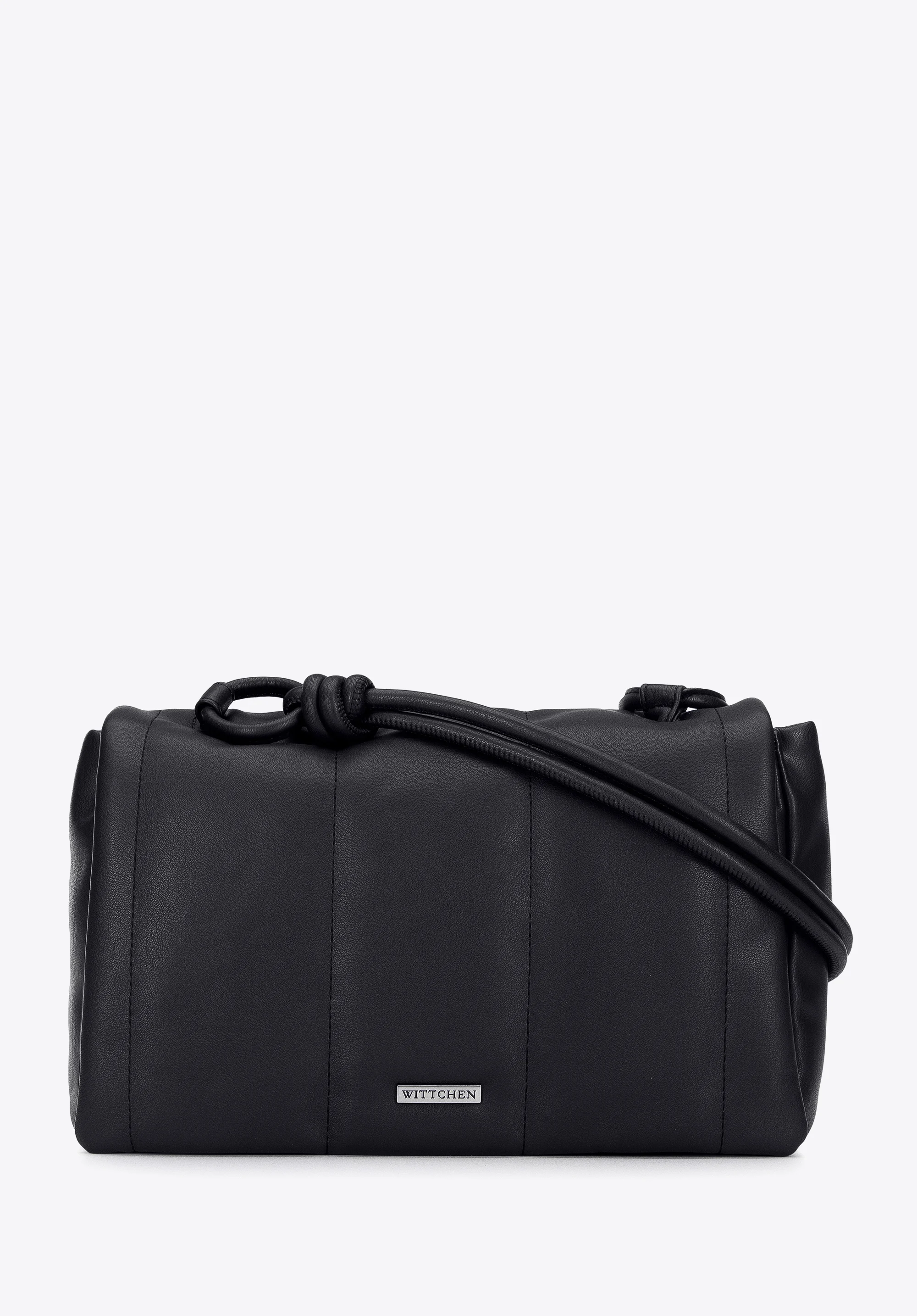 Damska torebka z miękkiej ekoskóry z supełkami