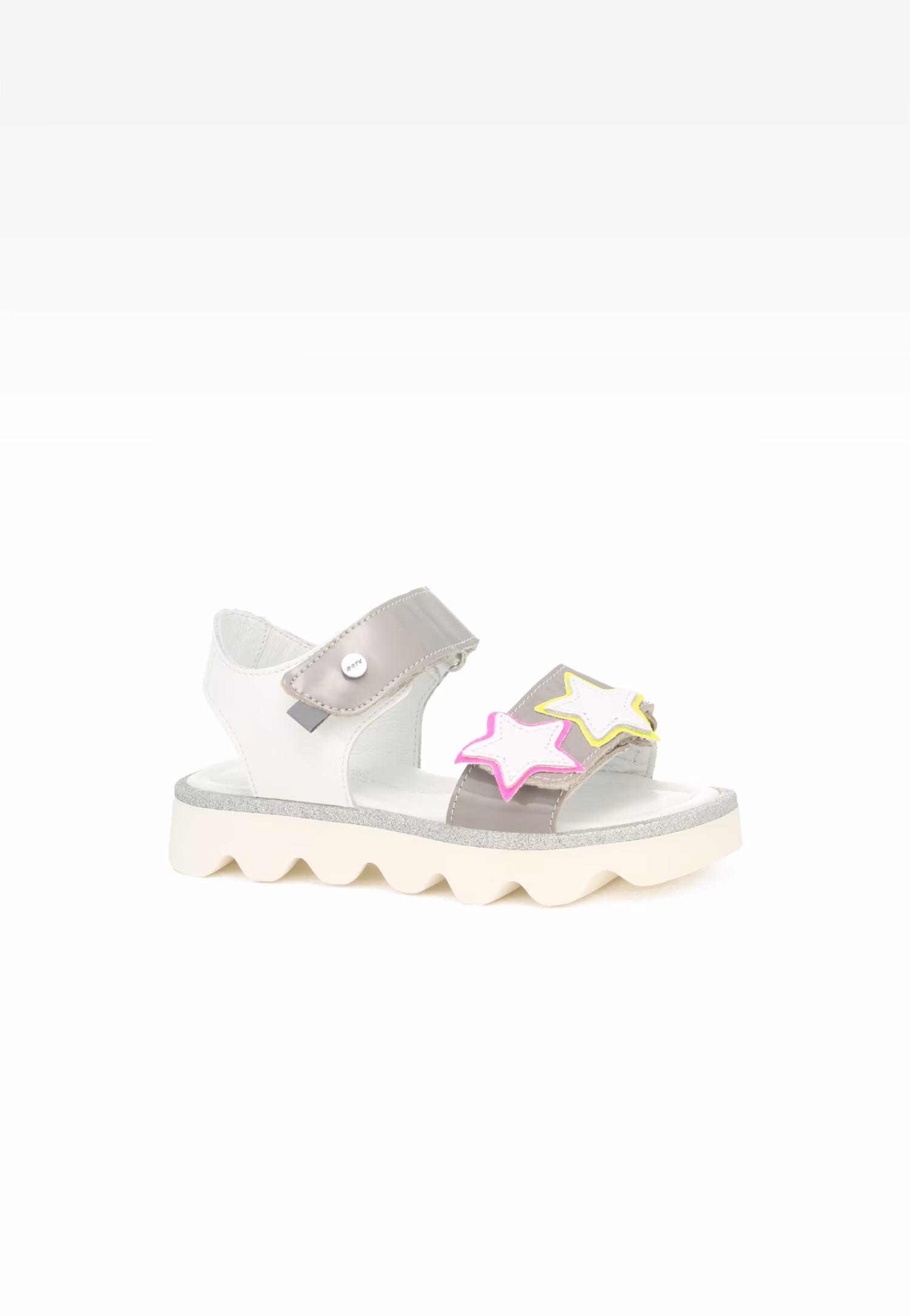 Sandały BARTEK 16120002, dla dziewcząt, szaro-biały