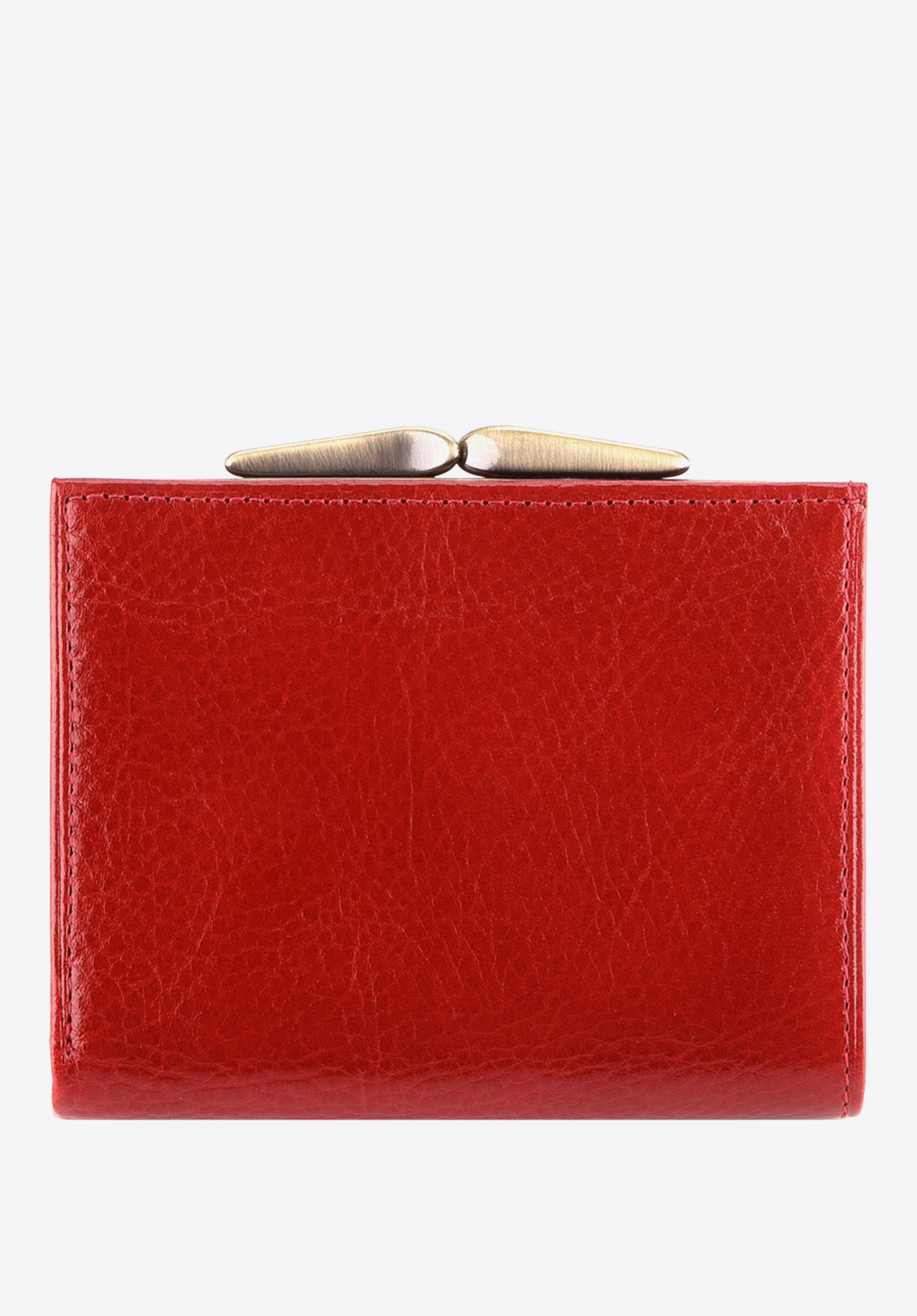 Damski portfel skórzany na bigiel mały