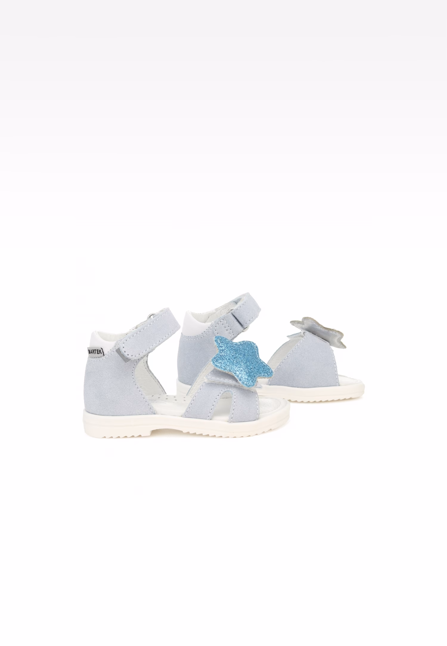 Sandały BARTEK 11534002, dla dziewcząt, biały