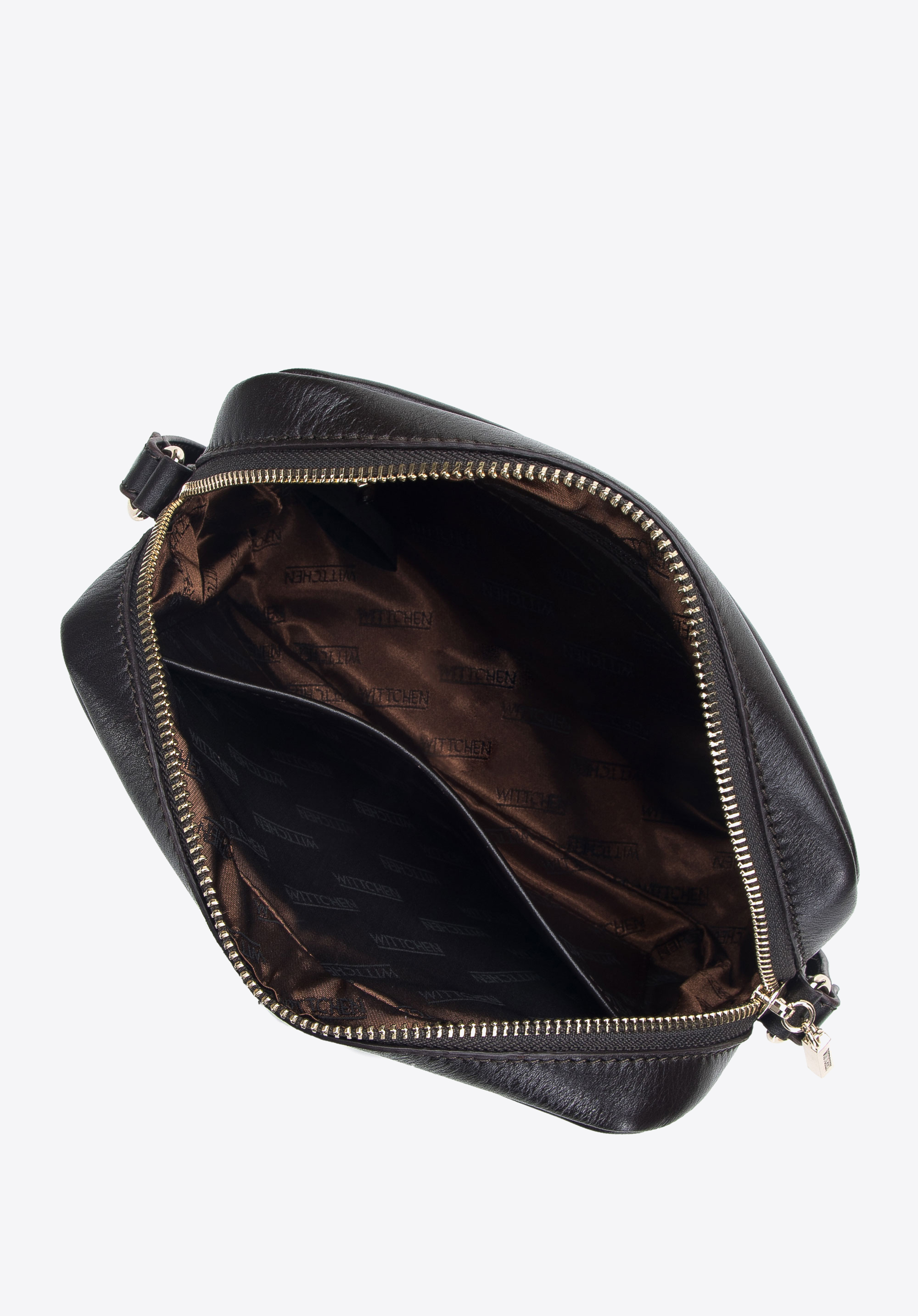 Damska listonoszka skórzana prostokątna