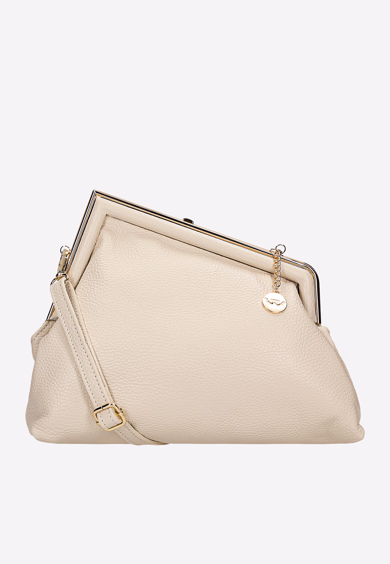 Skórzana torebka damska asymetryczna