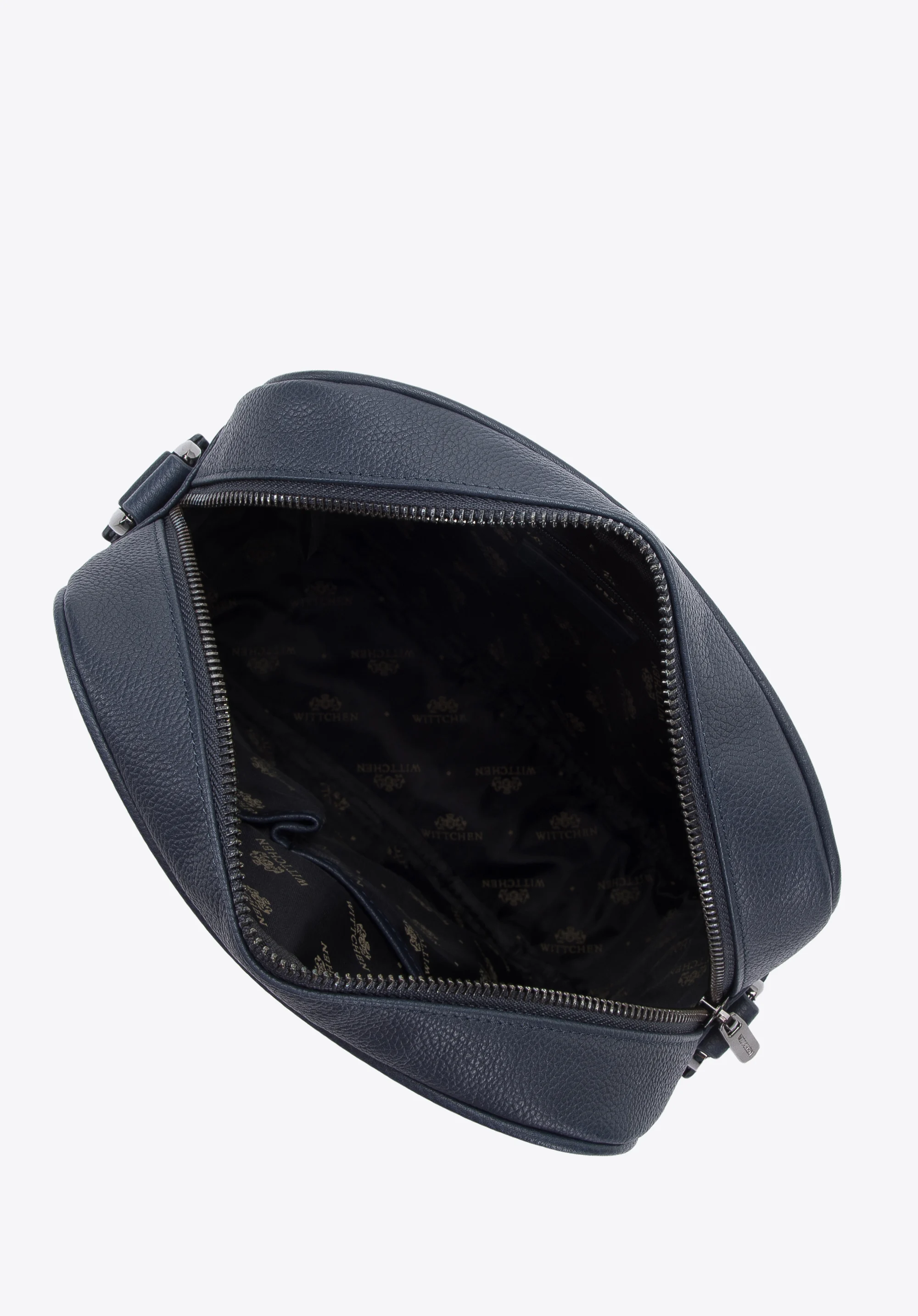 Męska listonoszka skórzana z tasiemką