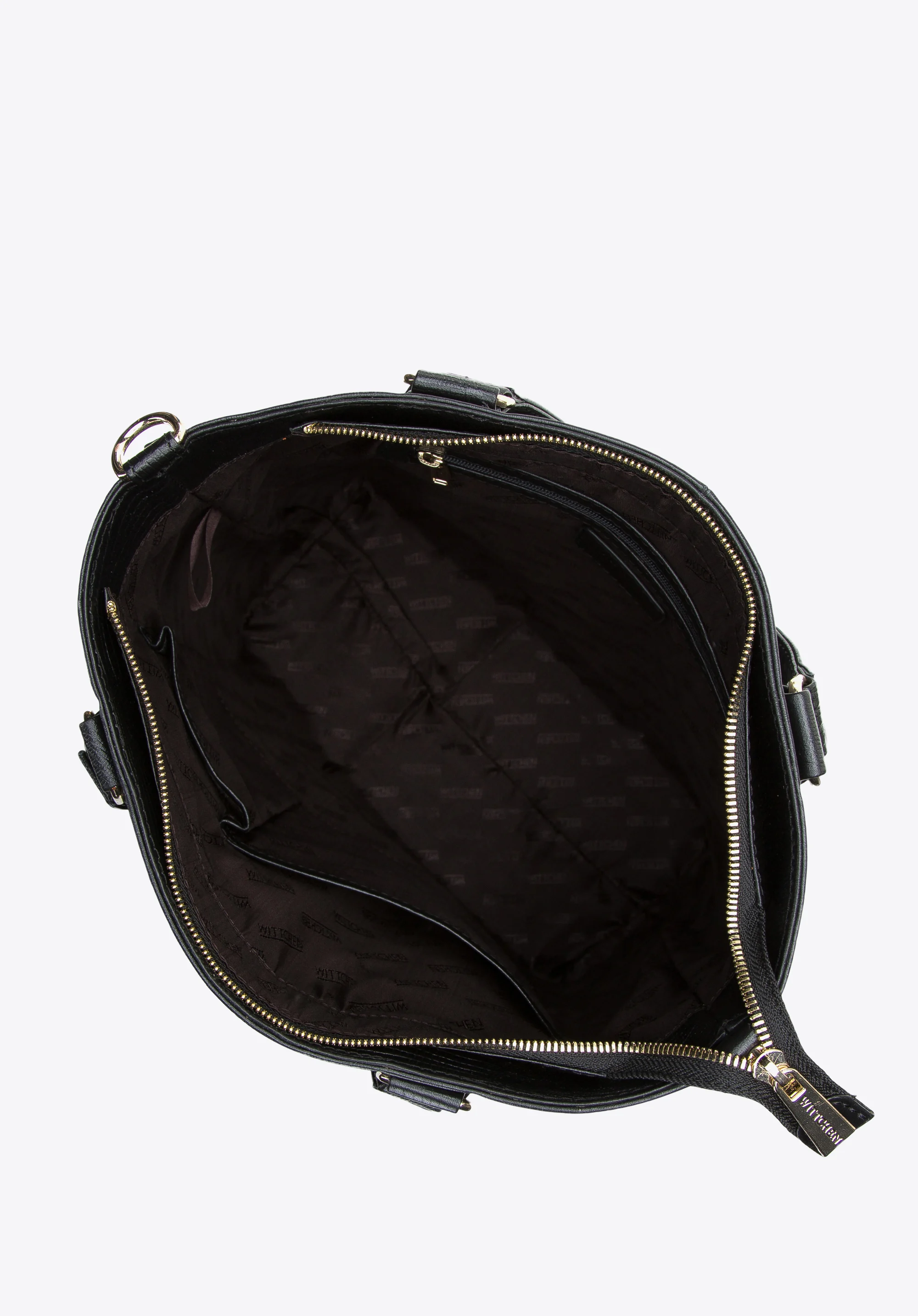 Torebka kuferek ze skóry o fakturze lizard pionowa