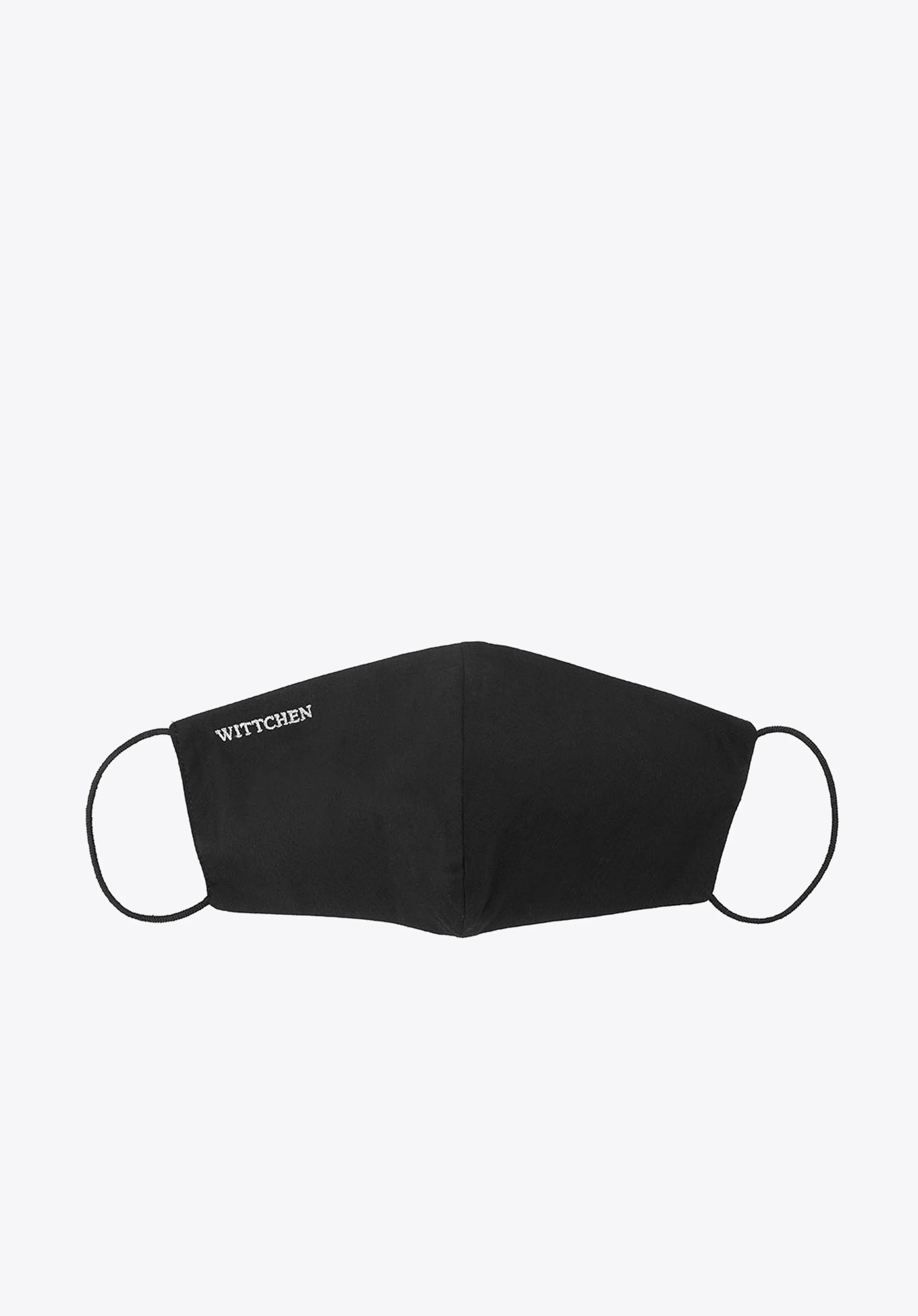 Maseczka bawełniana profilowana z białym logo