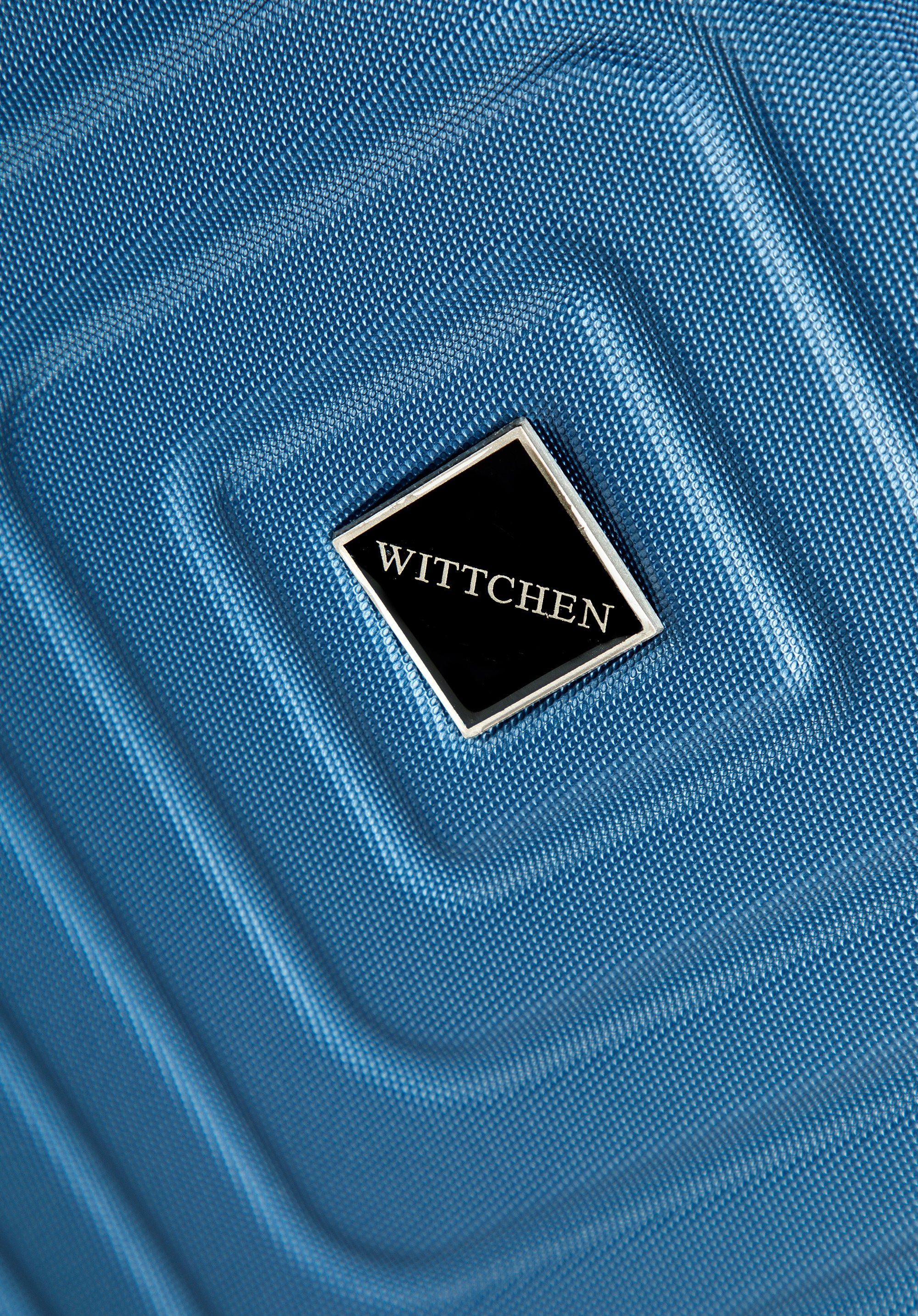 Walizka kabinowa z ABS-u z geometrycznym tłoczeniem