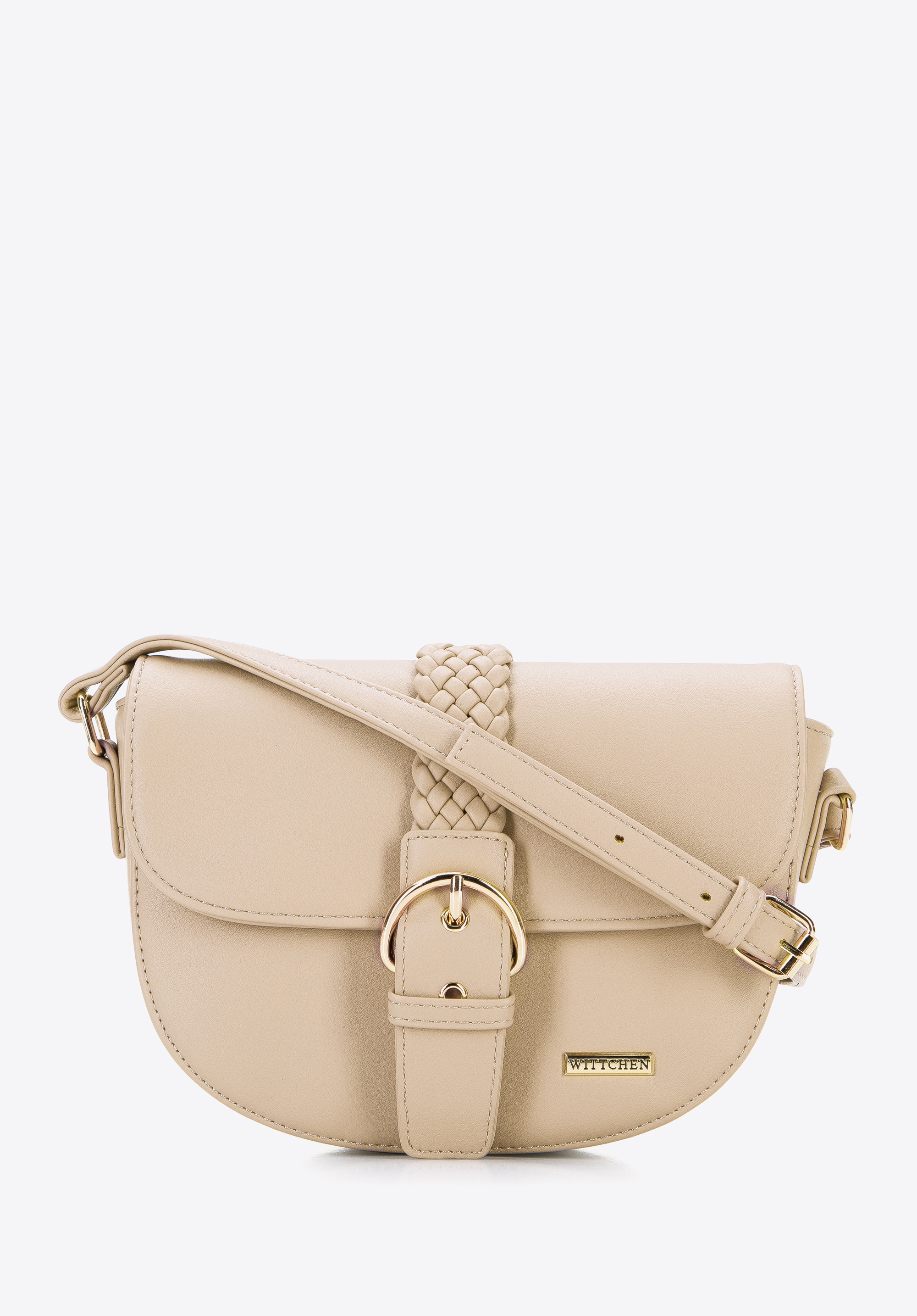 Damska listonoszka z ozdobną plecionką