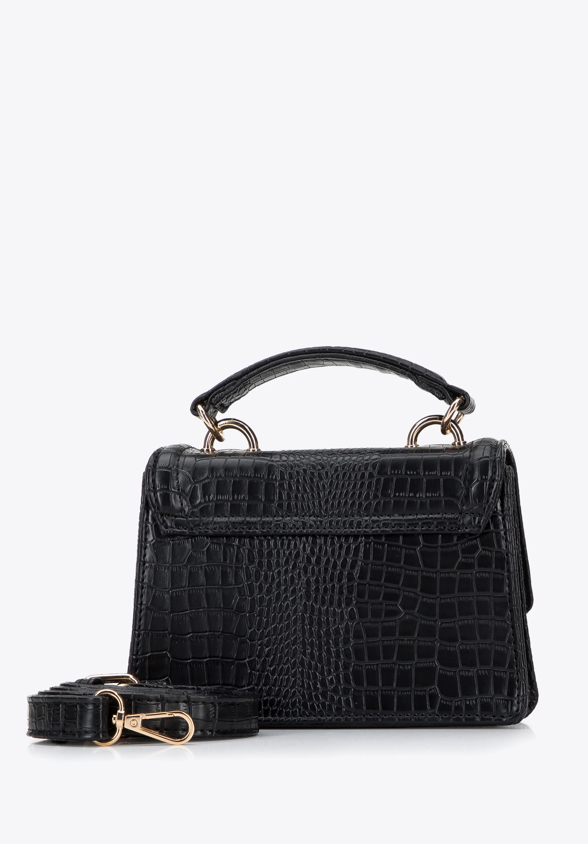 Minikuferek z ekoskóry o fakturze croco