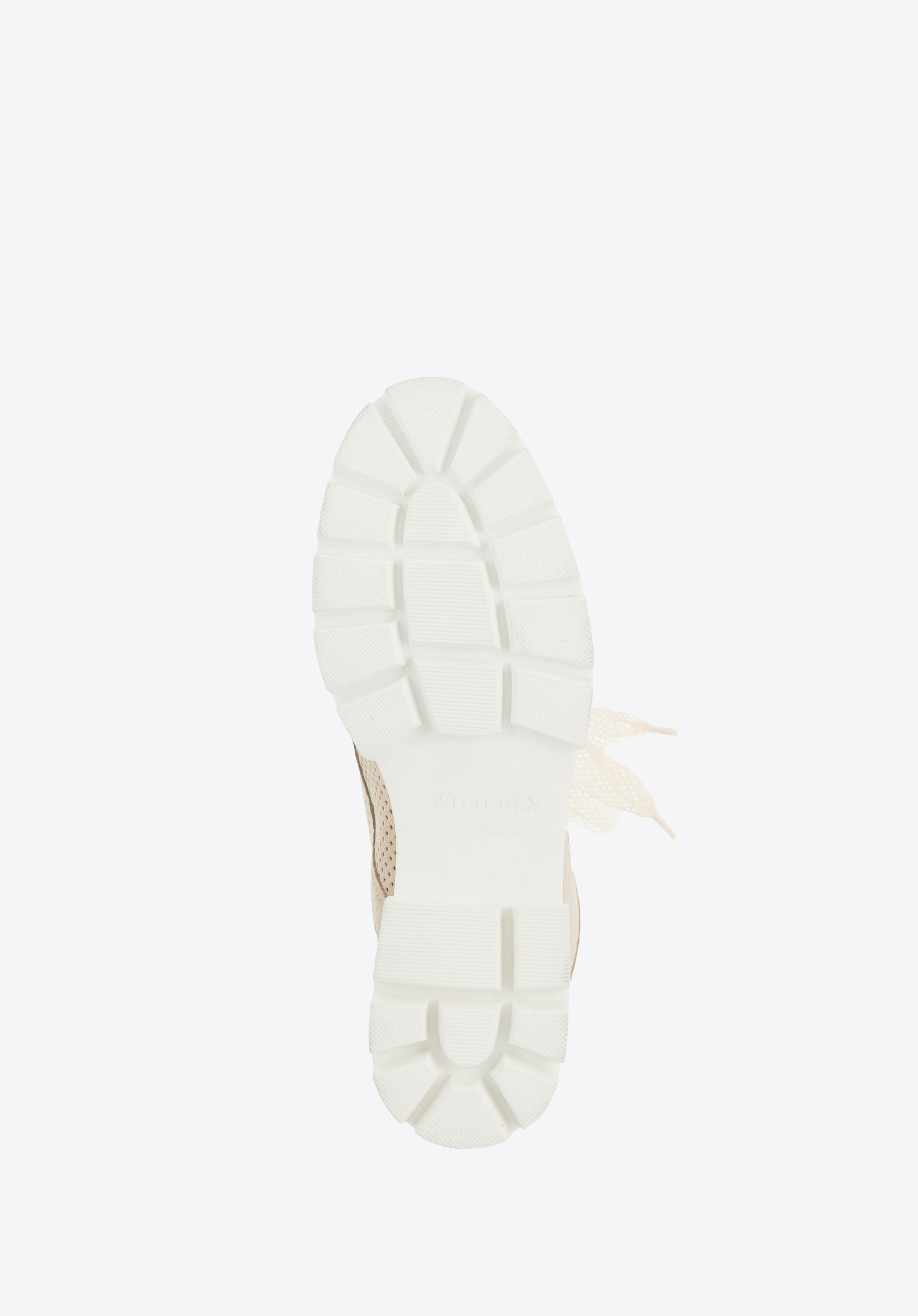 Damskie trapery z ażurowego zamszu