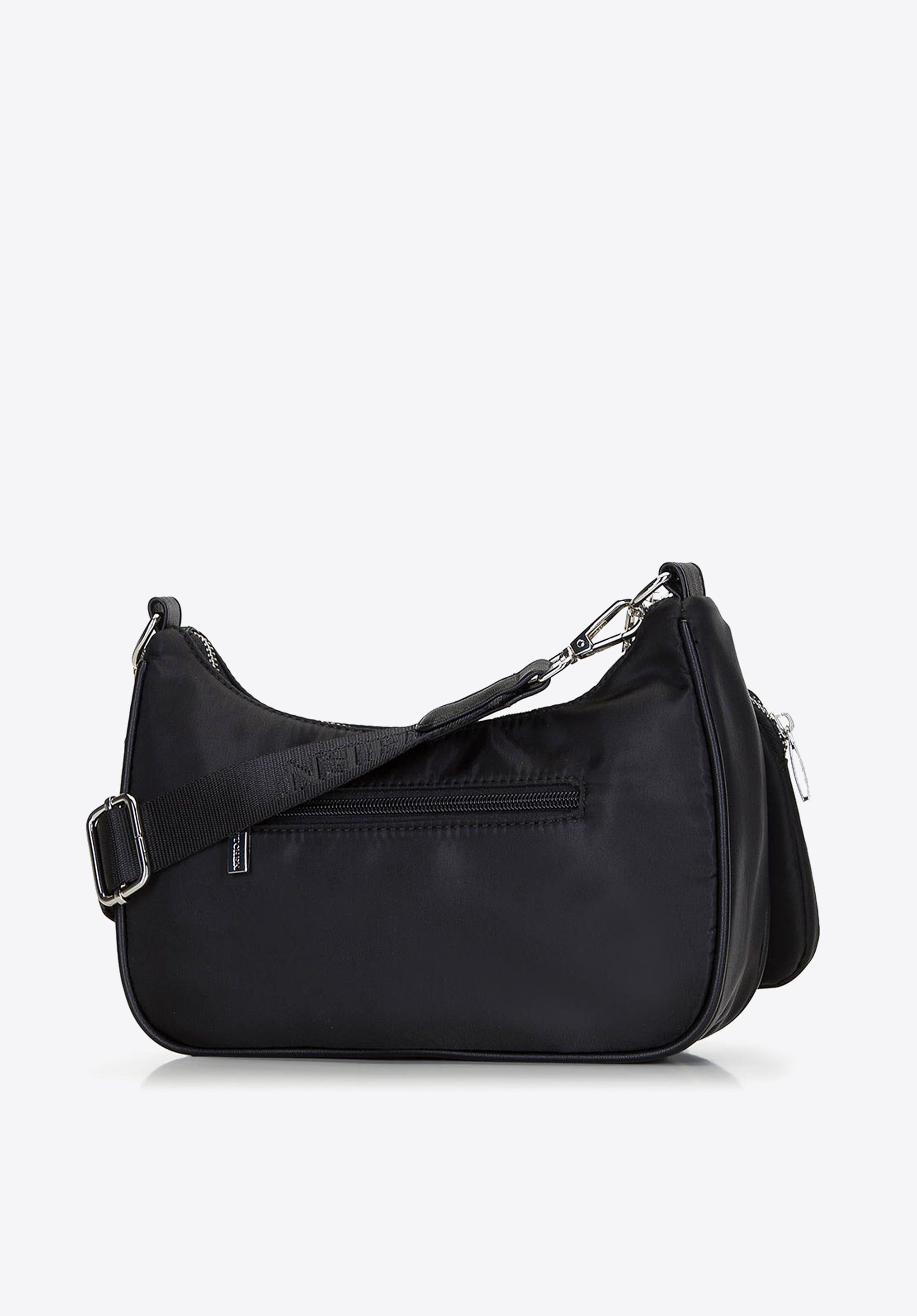 Torebka rogal z tkaniny z saszetką