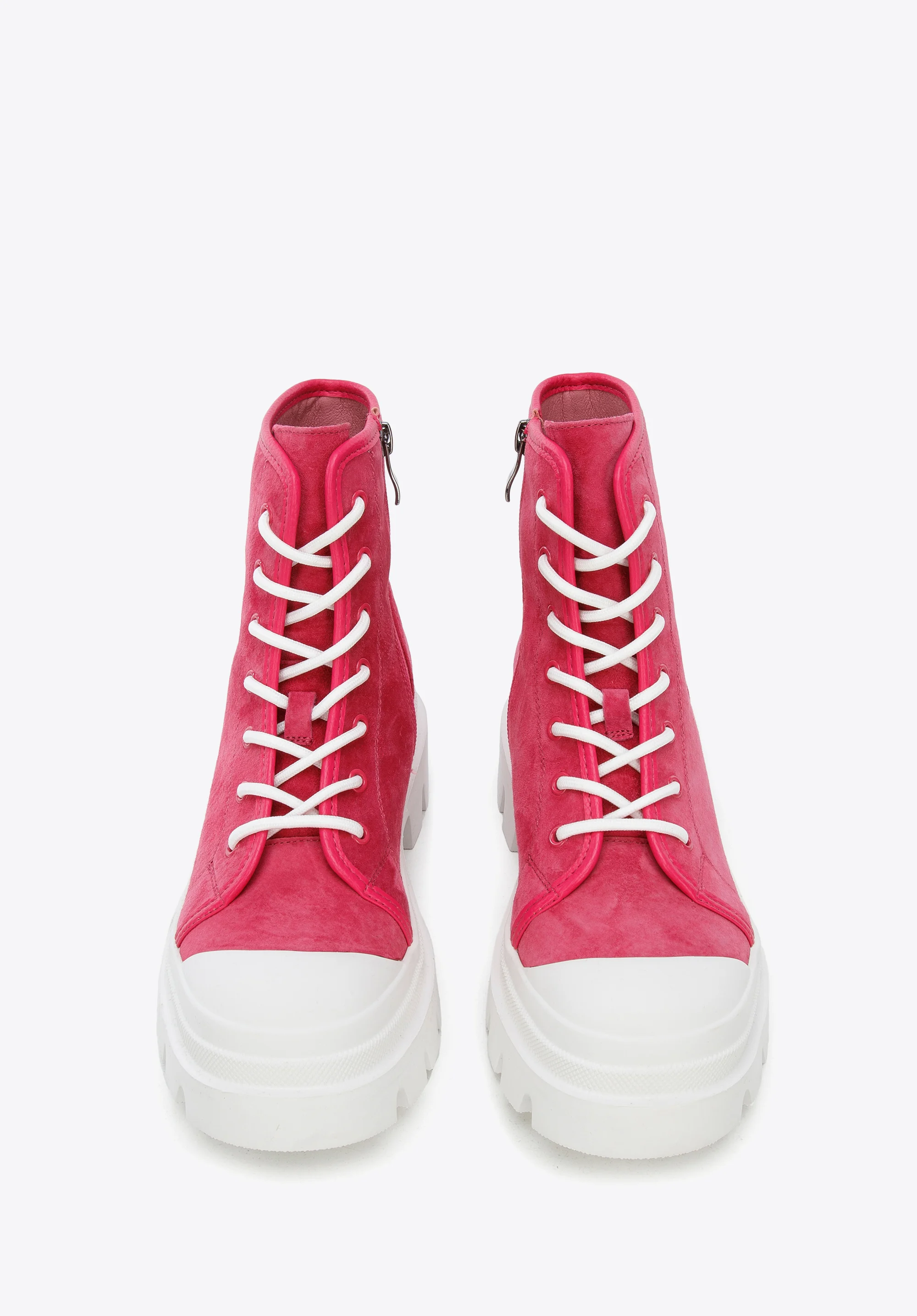 Damskie trapery z nubuku