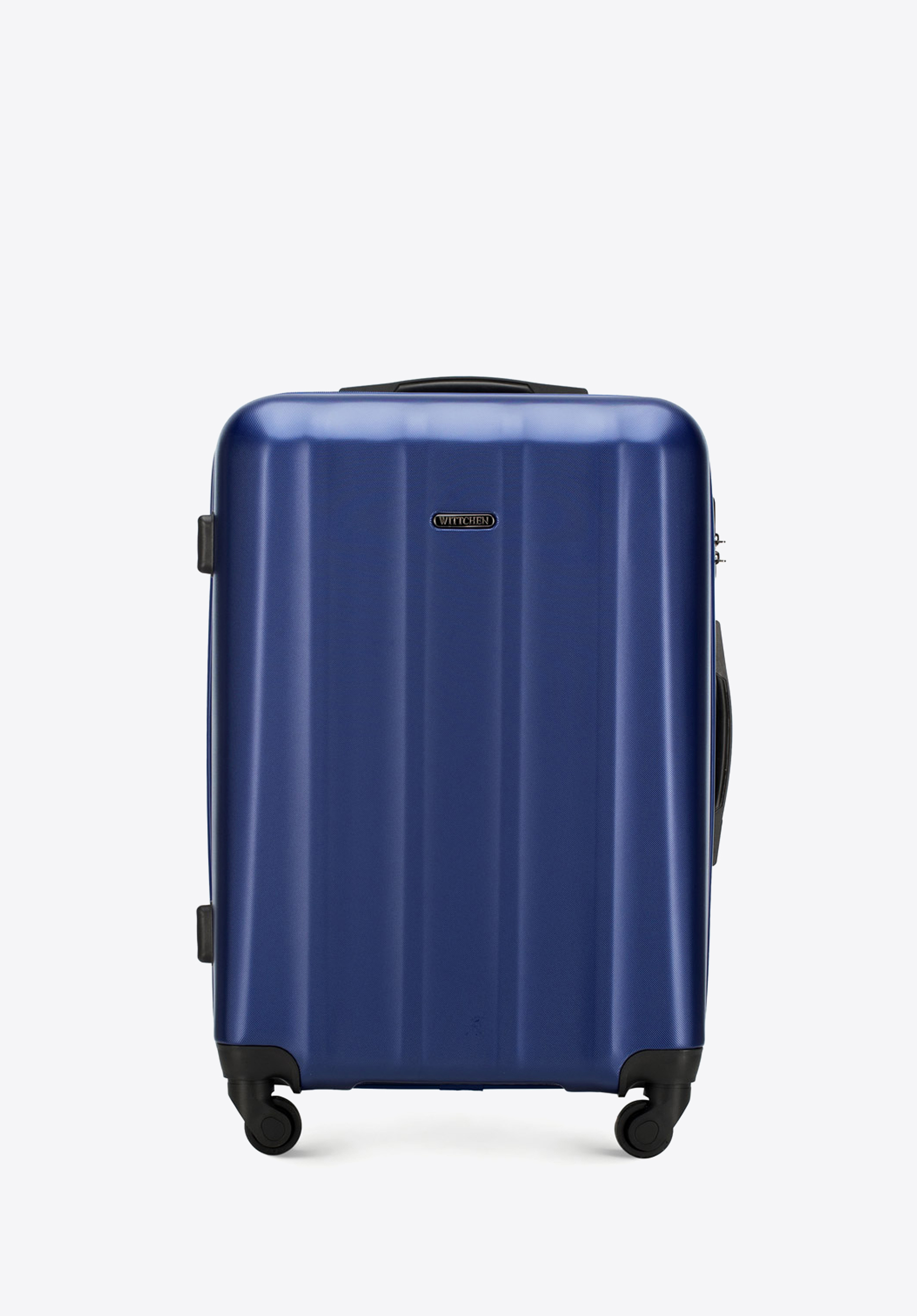 Walizka kabinowa z polikarbonu fakturowana