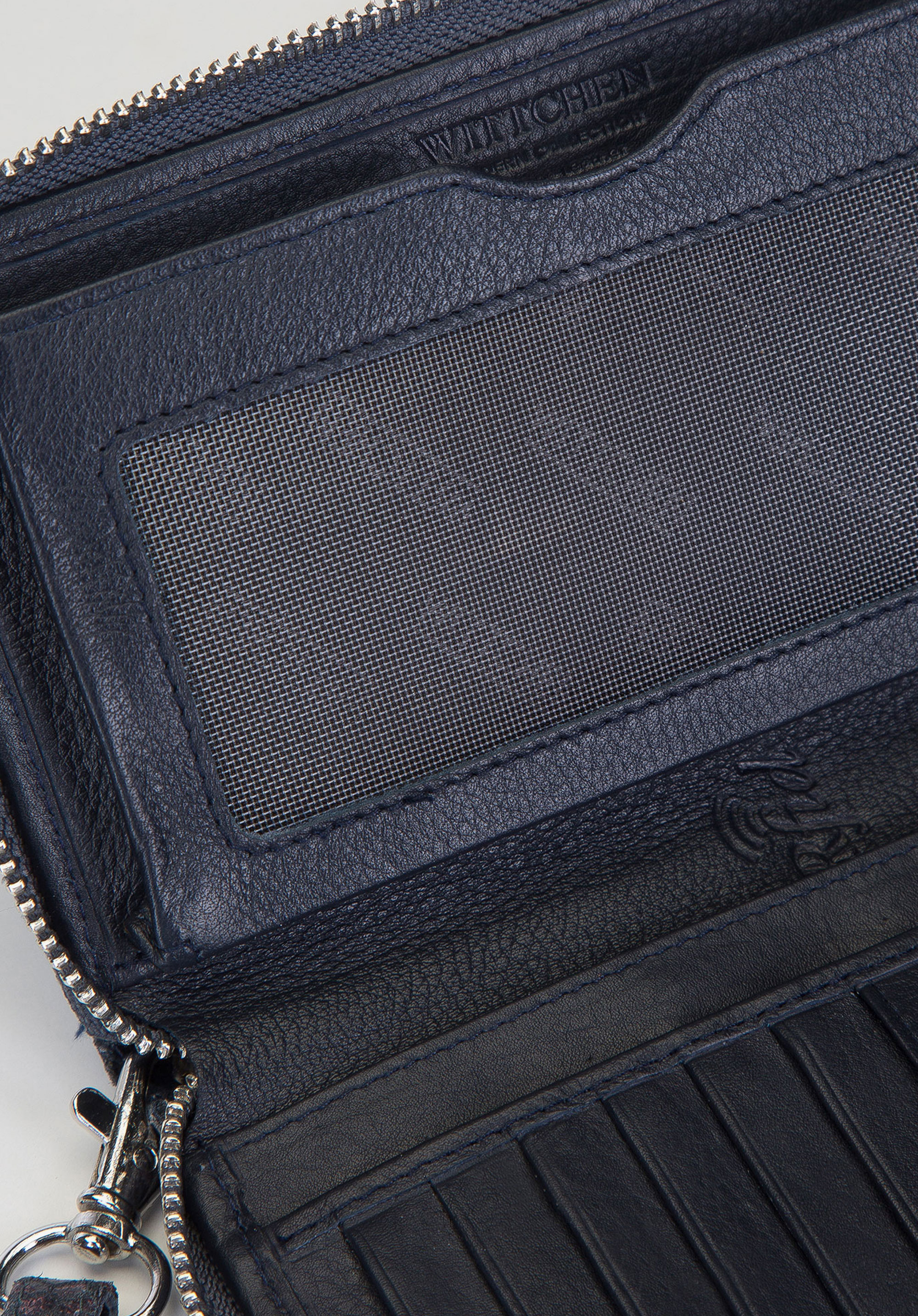 Damski portfel ze skóry lizard duży