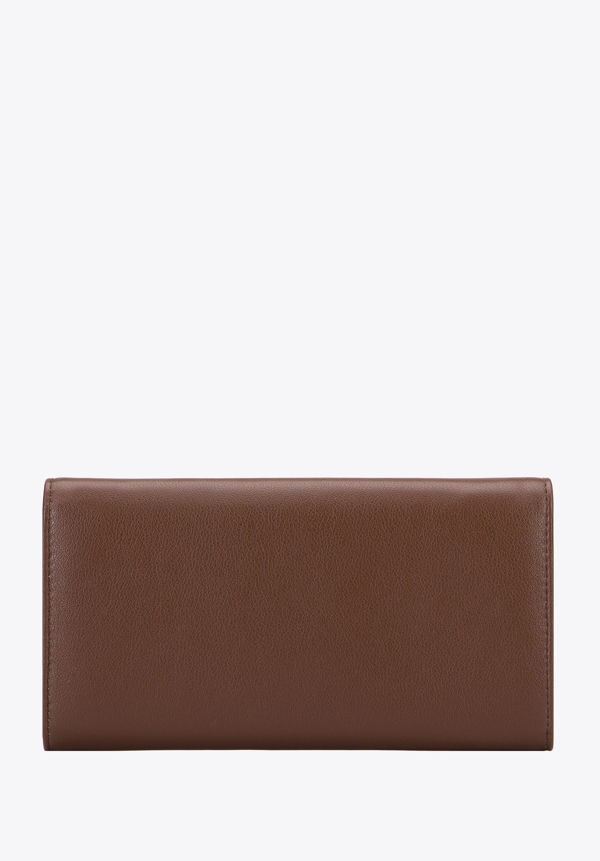 Damski portfel z ekoskóry z trójkątną klapą