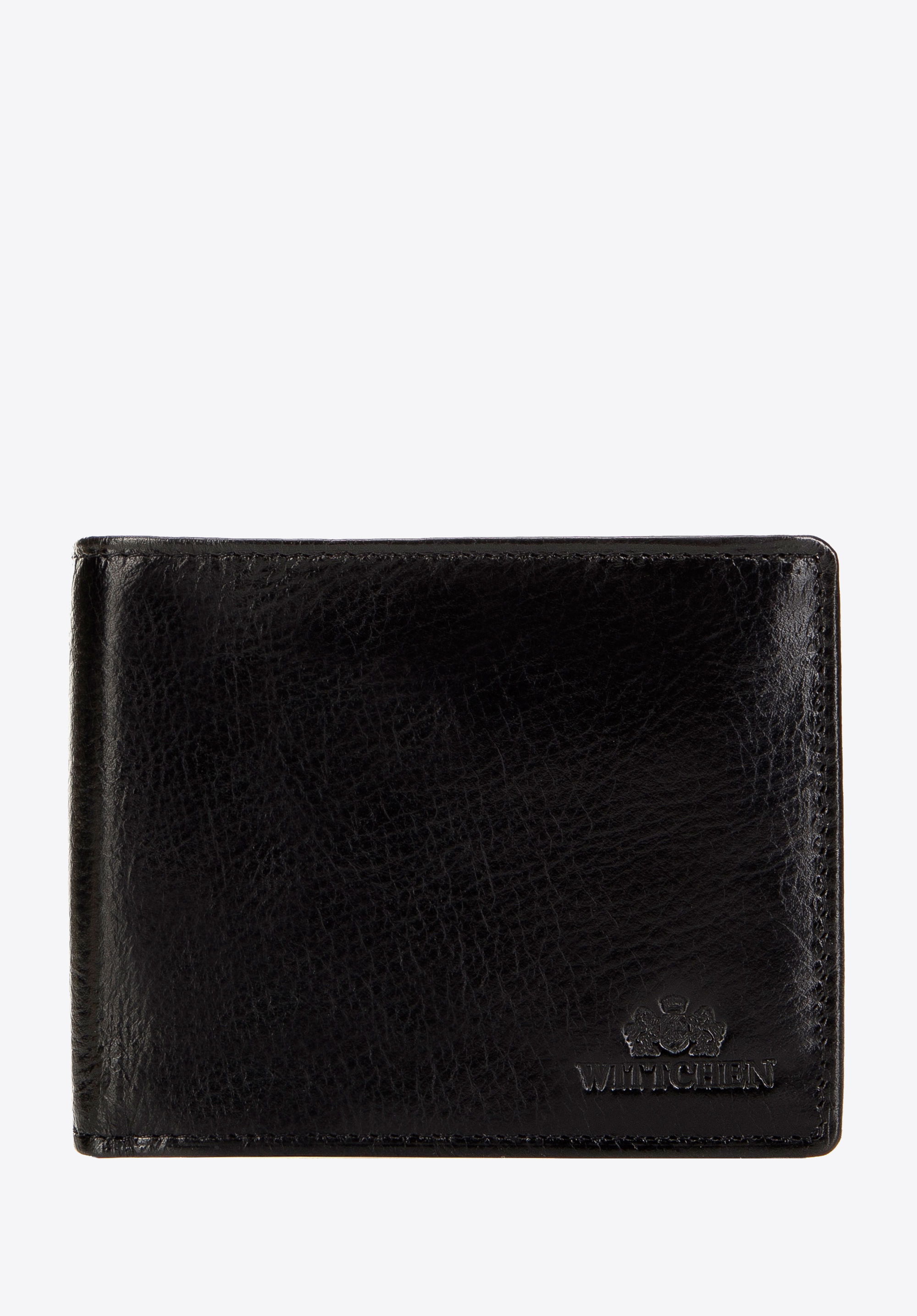 Męski portfel skórzany z wykładanym panelem