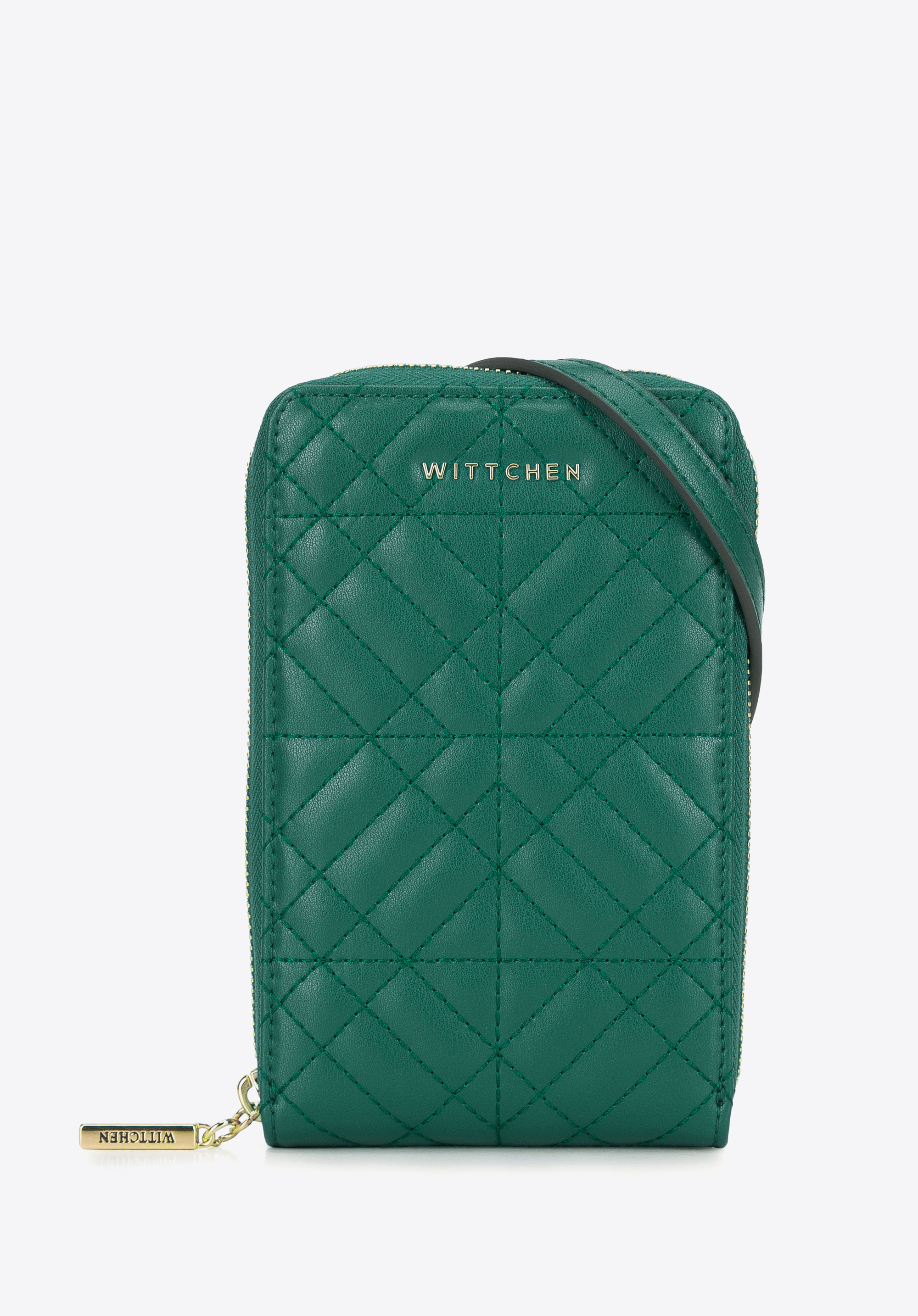 Minitorebka skórzana pikowana