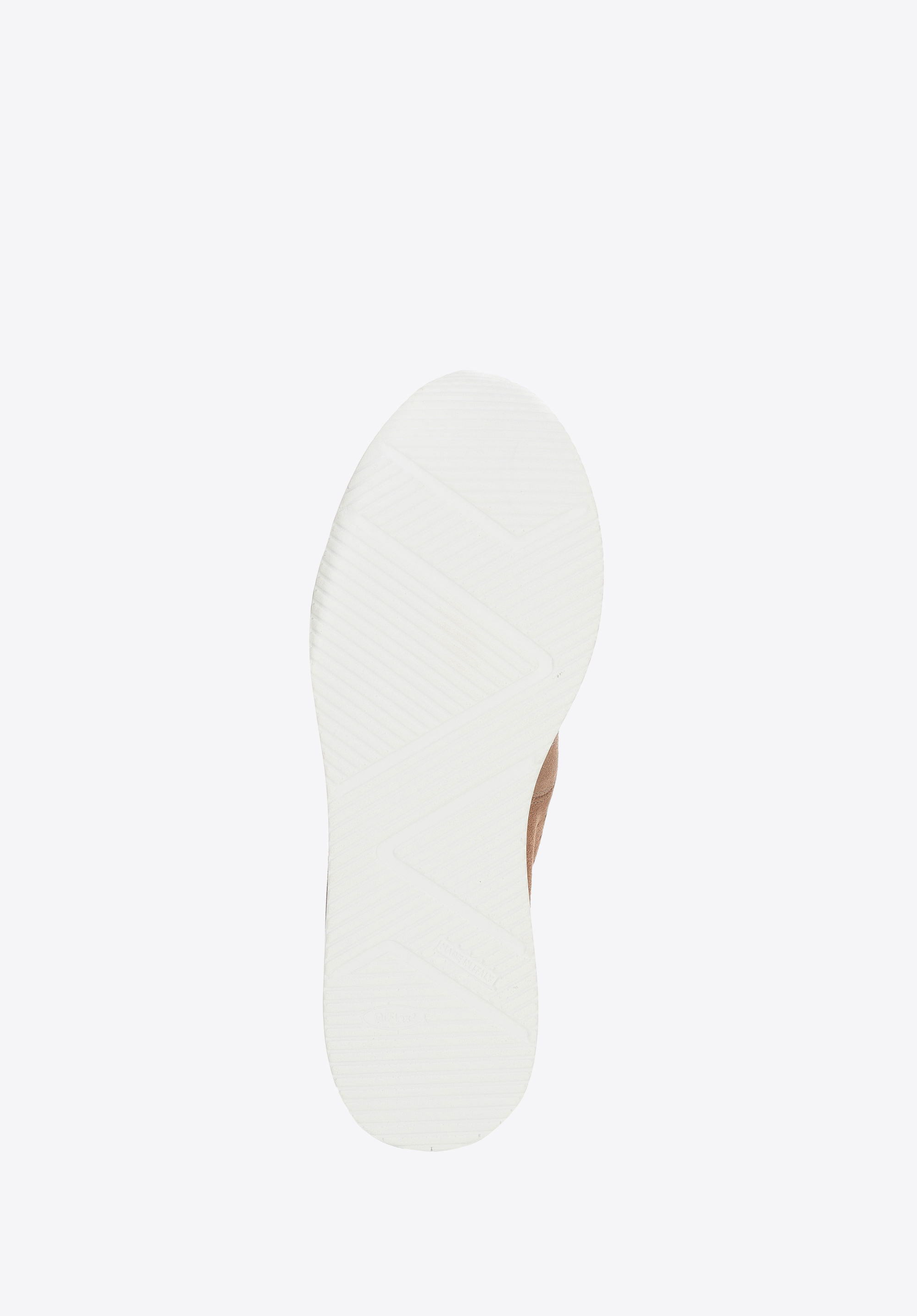 Damskie sneakersy zamszowe na koturnie w pasy