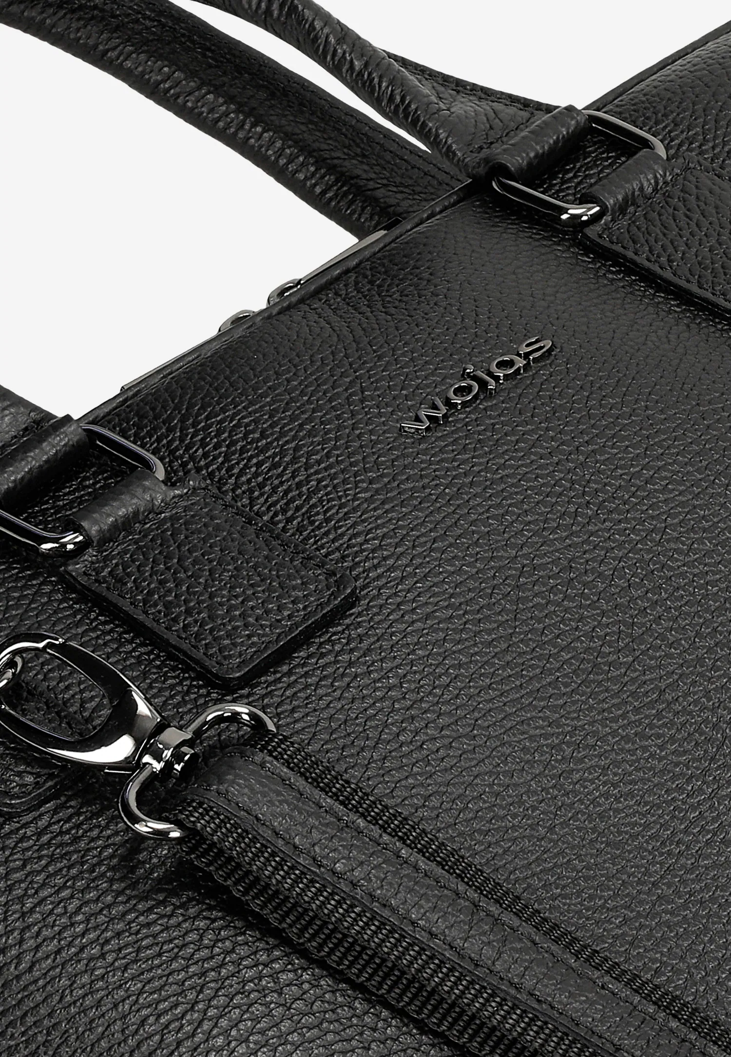 Duża czarna torebka damska ze skóry licowej