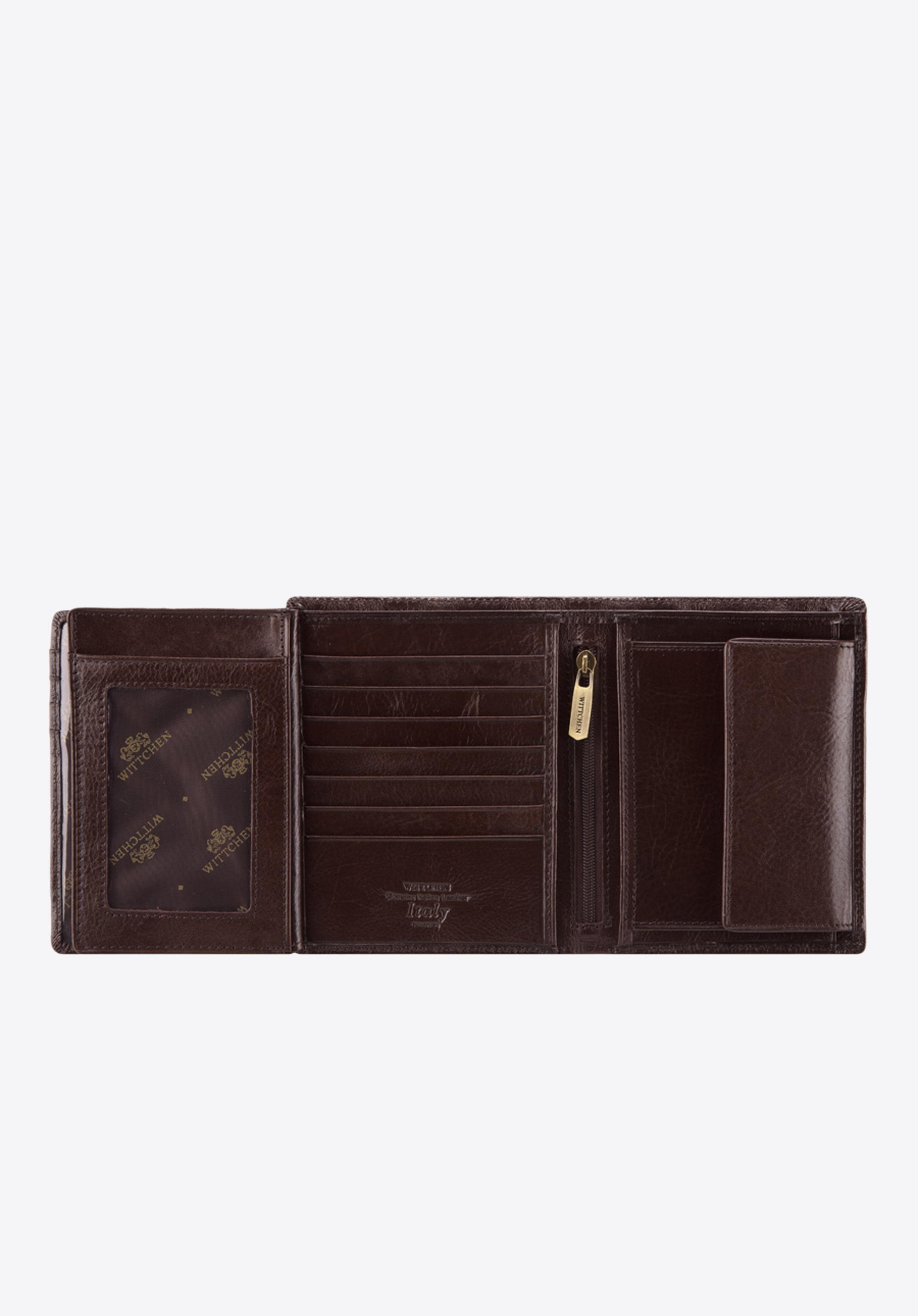 Męski portfel ze skóry prosty