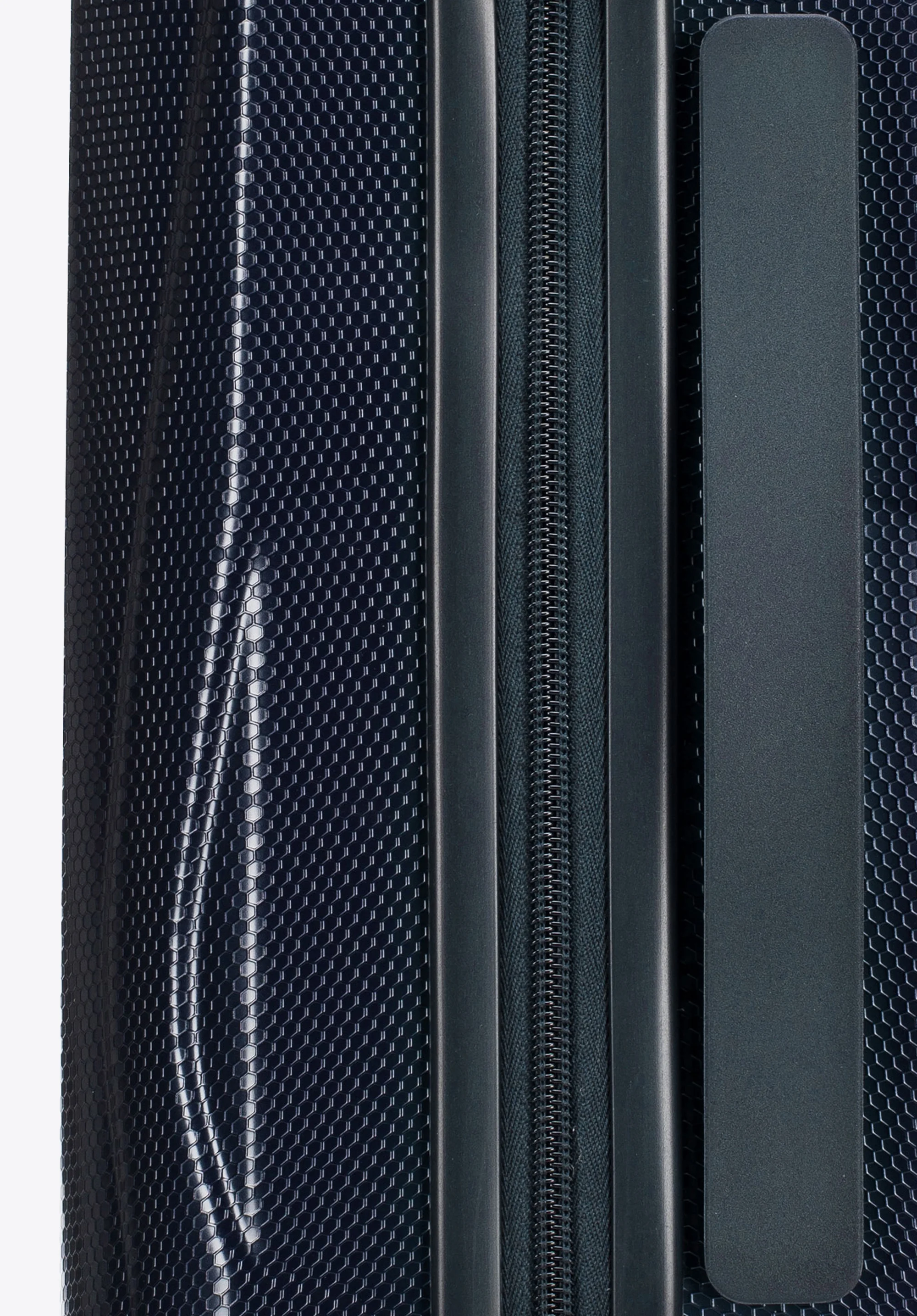 Walizka kabinowa z polikarbonu geometryczna