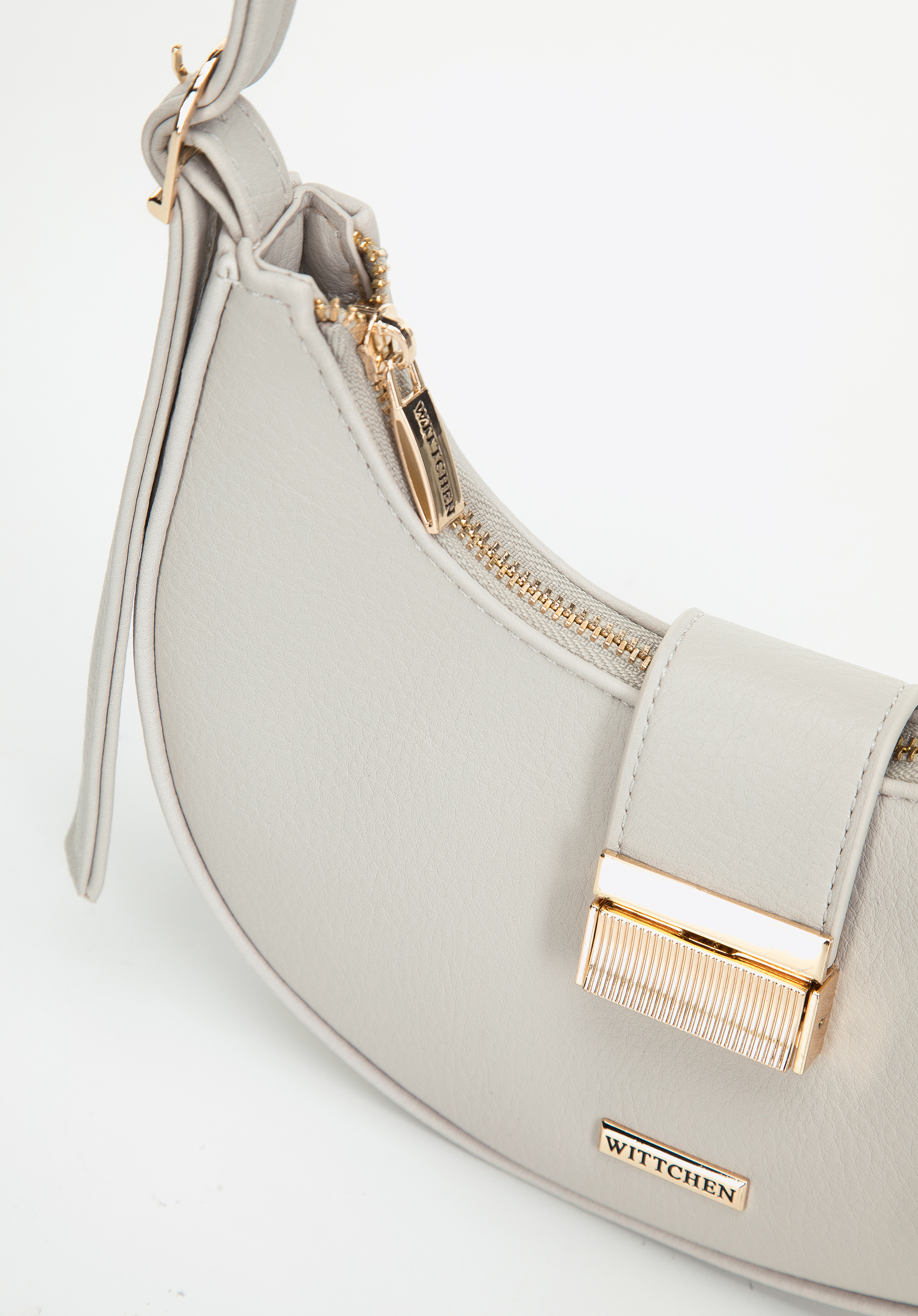 Minitorebka bagietka z ekoskóry z klamrą