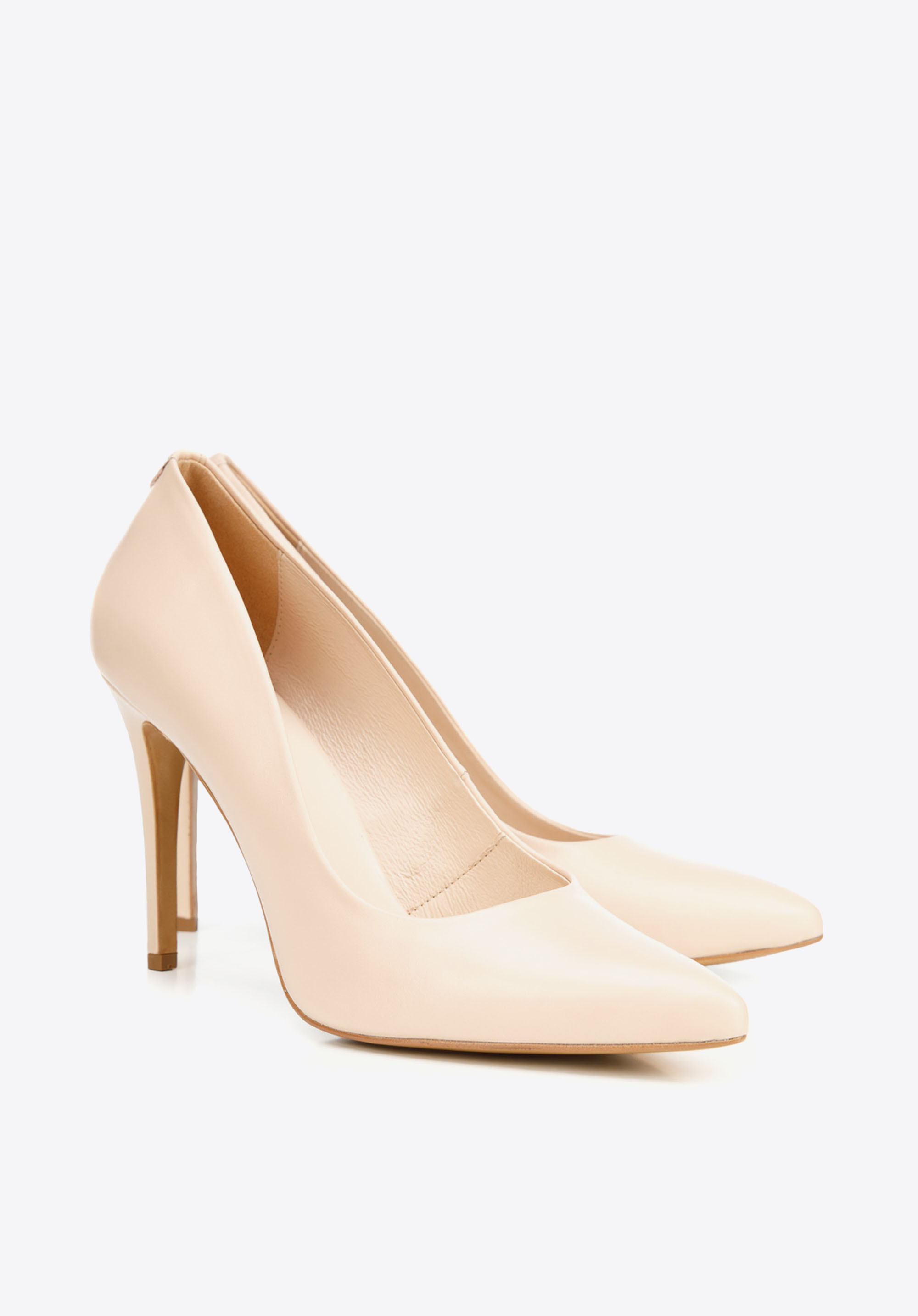 Szpilki skórzane klasyczne