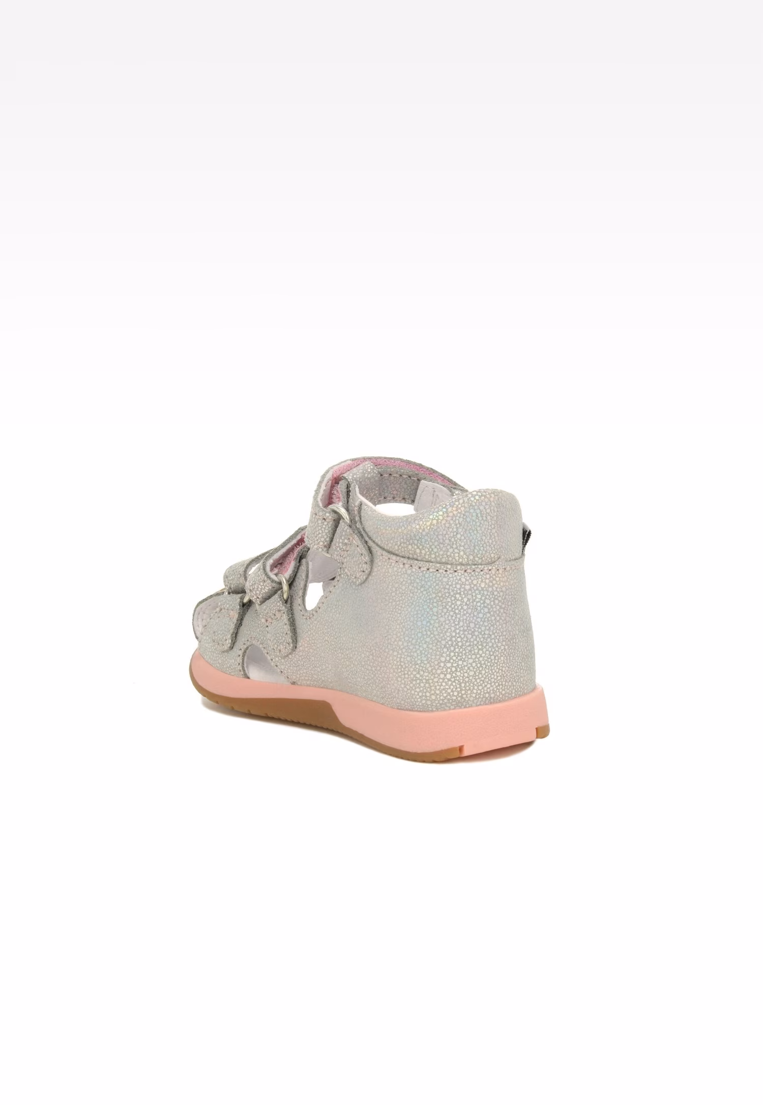 Sandały BARTEK 81021-008, dla dziewcząt, różowo-szary