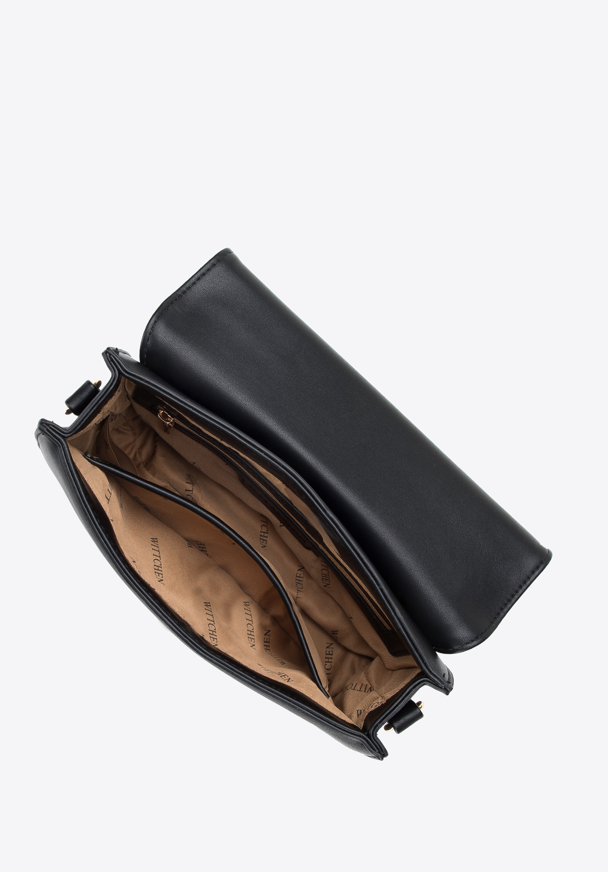 Damska listonoszka z łańcuchem na klapie