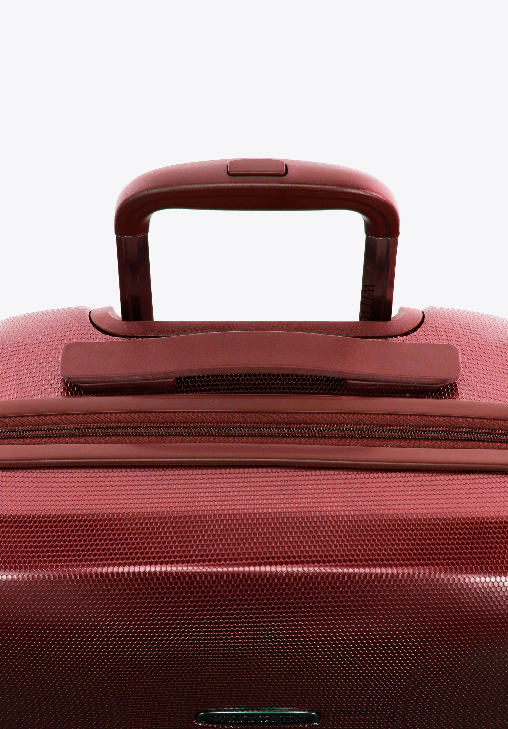 Walizka kabinowa z polikarbonu geometryczna