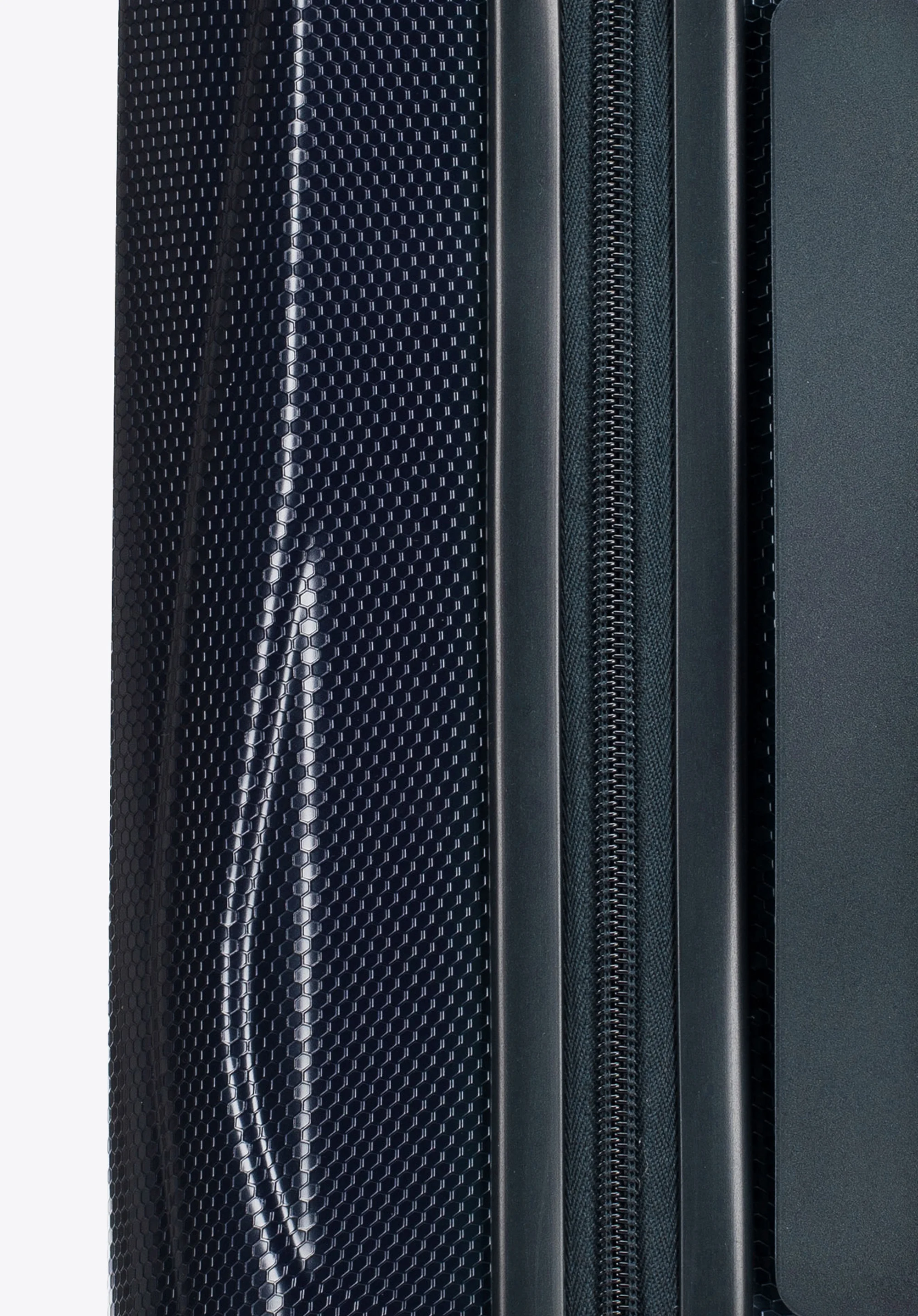 Walizka kabinowa z polikarbonu geometryczna