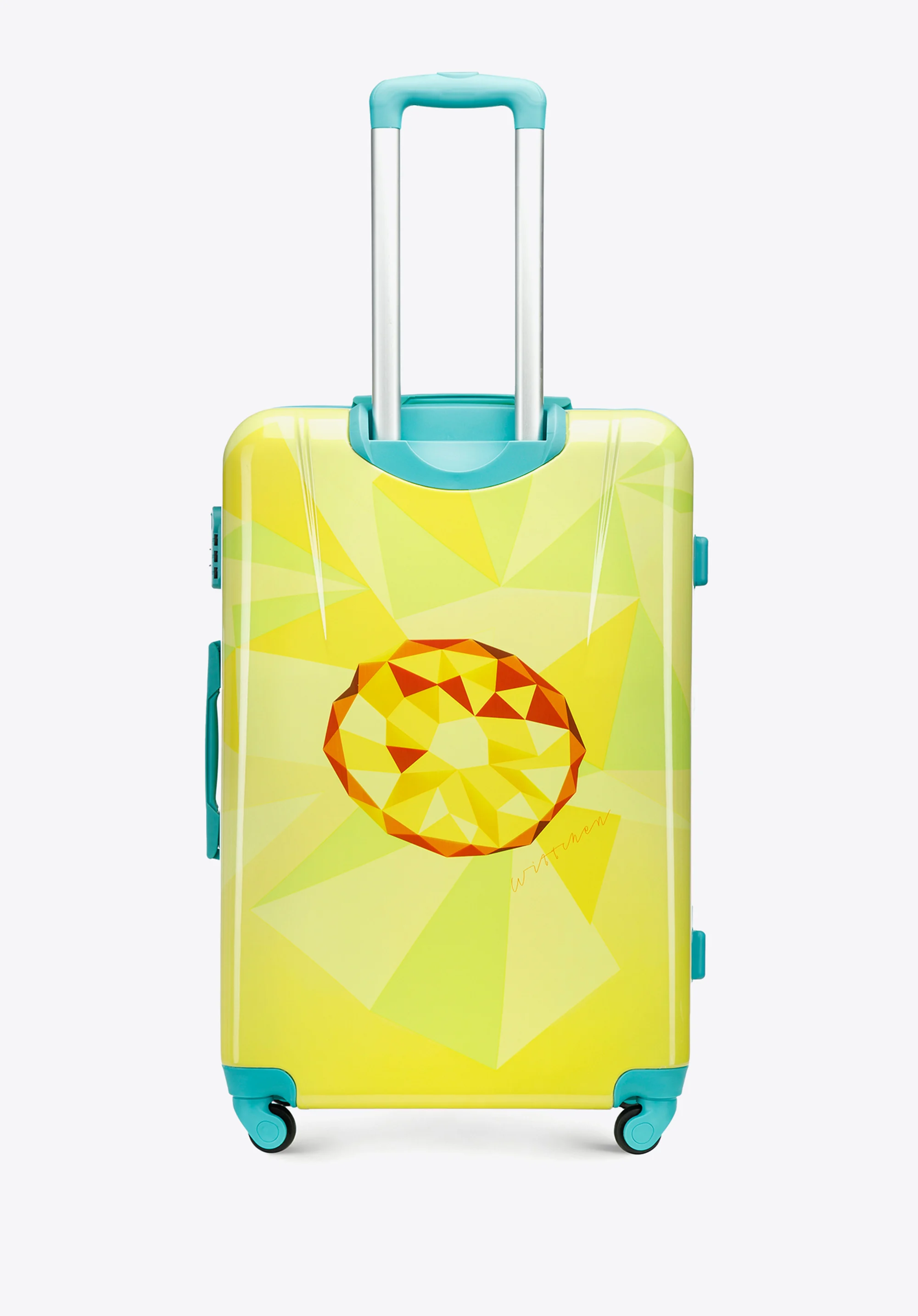 Walizka kabinowa z ABS-u z nadrukiem