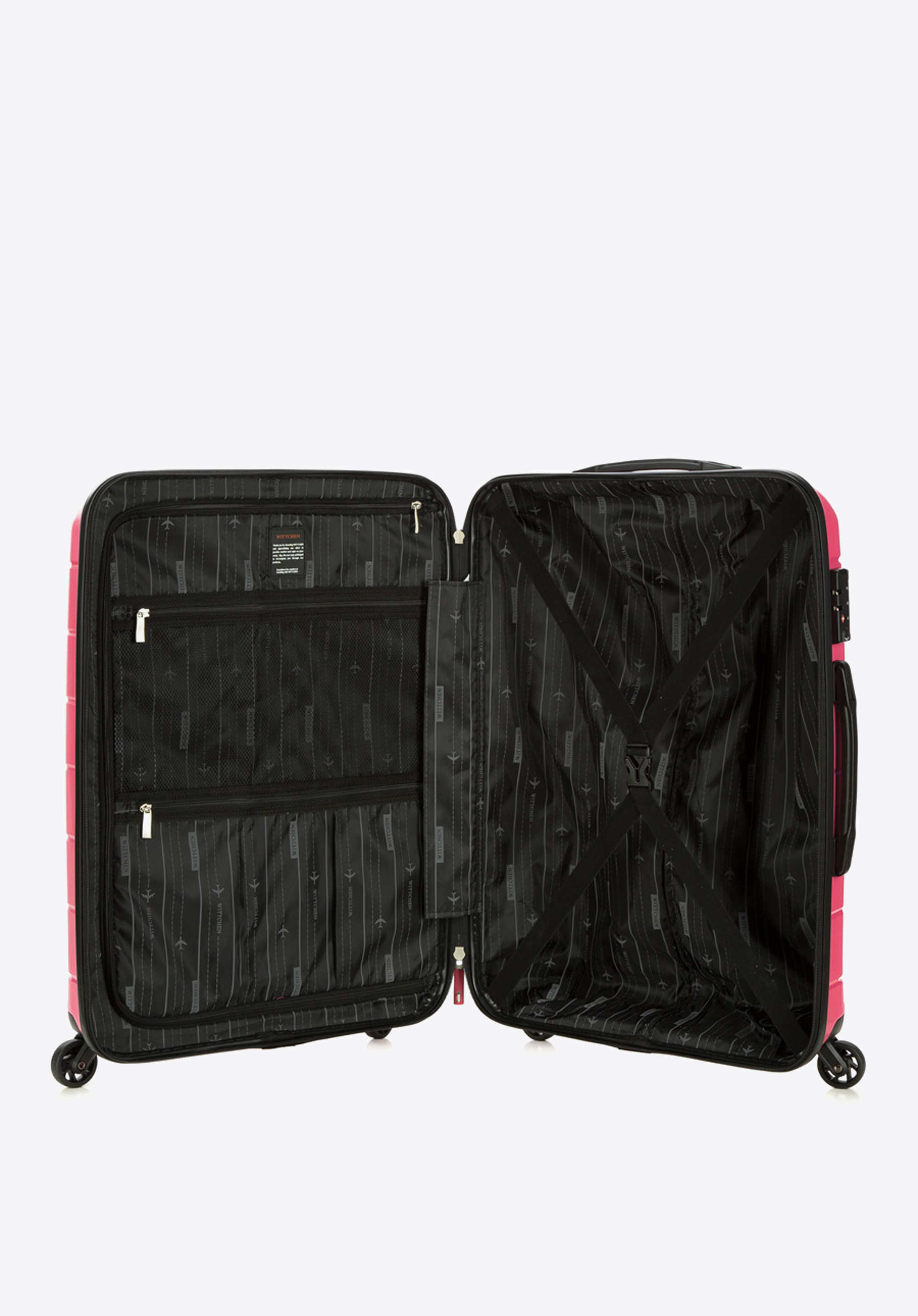 Walizka kabinowa z polipropylenu żłobiona